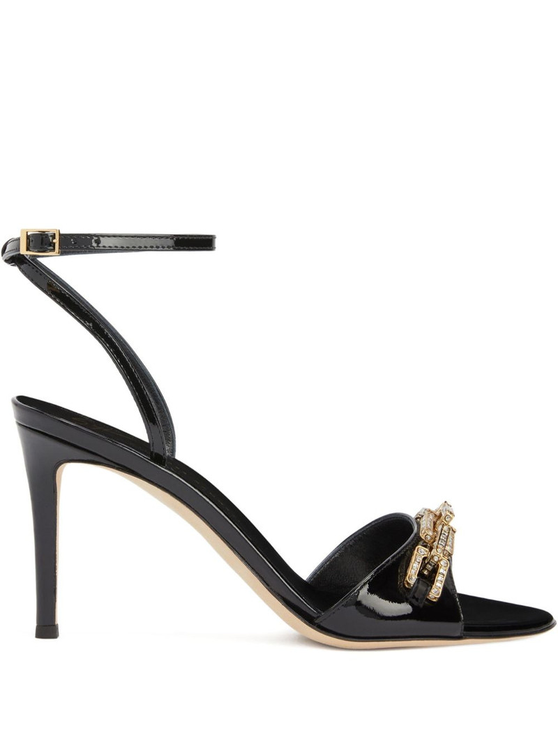Evry crystal-embellished sandals 1