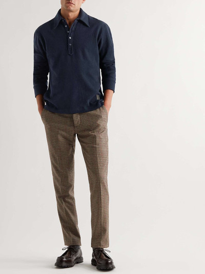 Tod's Logo-Appliquéd Wool-Blend Polo Shirt outlook