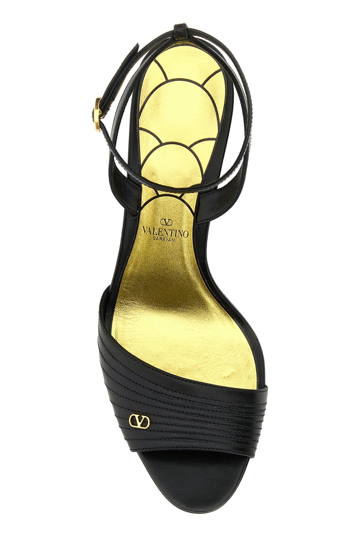 Black leather Ladycrush sandals - 4
