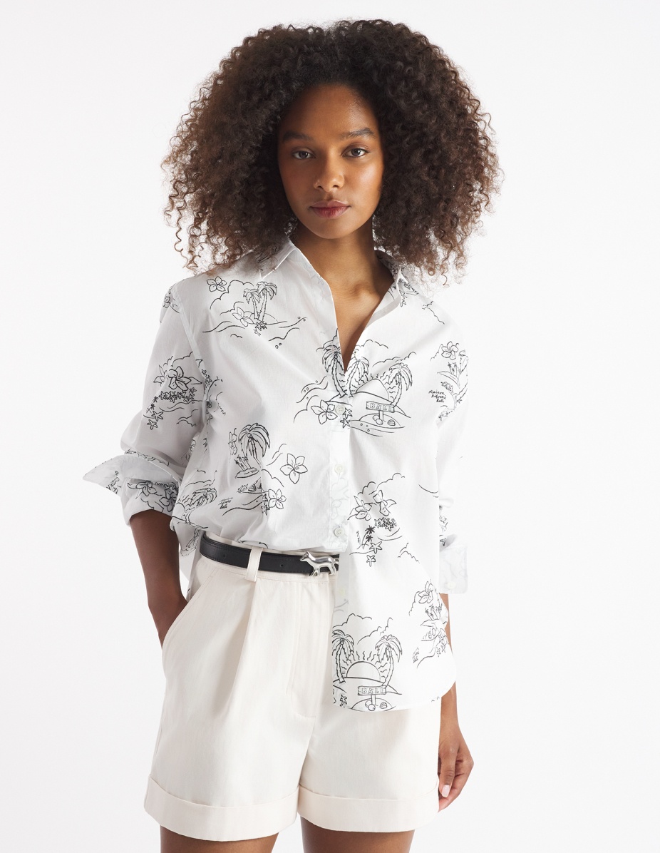 “TROPICAL PALM” CLASSIC SHIRT - 3