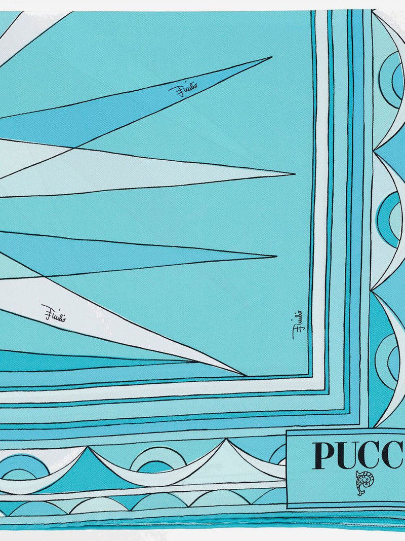 PUCCI silk square scarf outlook