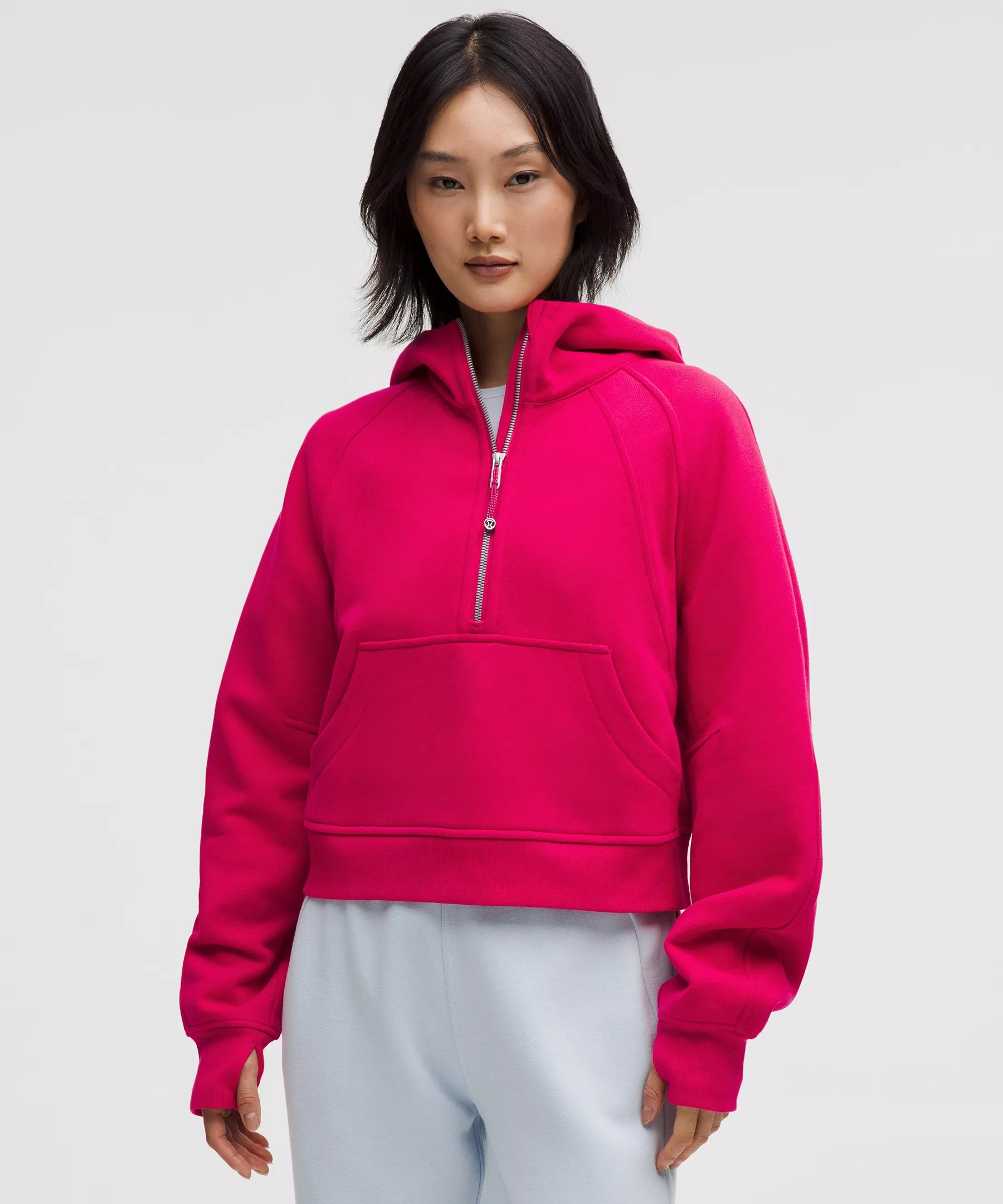 Scuba Oversized Half-Zip Hoodie - 1