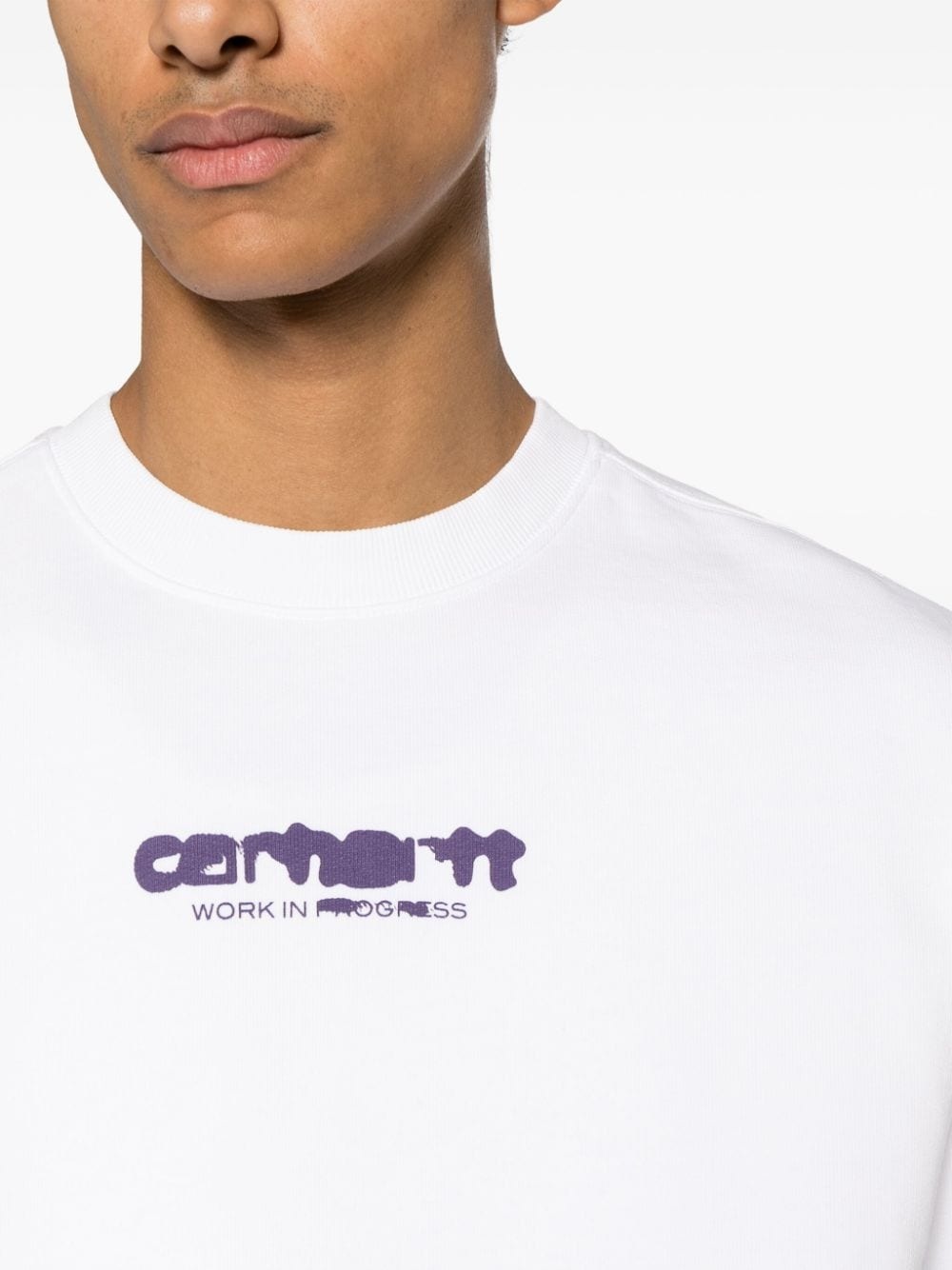 Ink Bleed cotton sweatshirt - 5