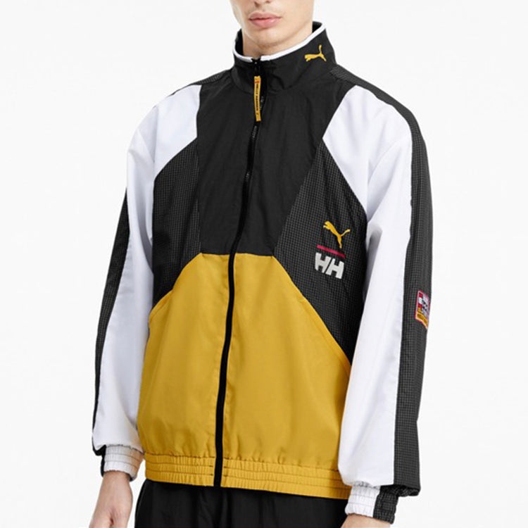 PUMA x Helly Hansen Track Top Jacket 'Yellow White Black' 597144-89 - 3