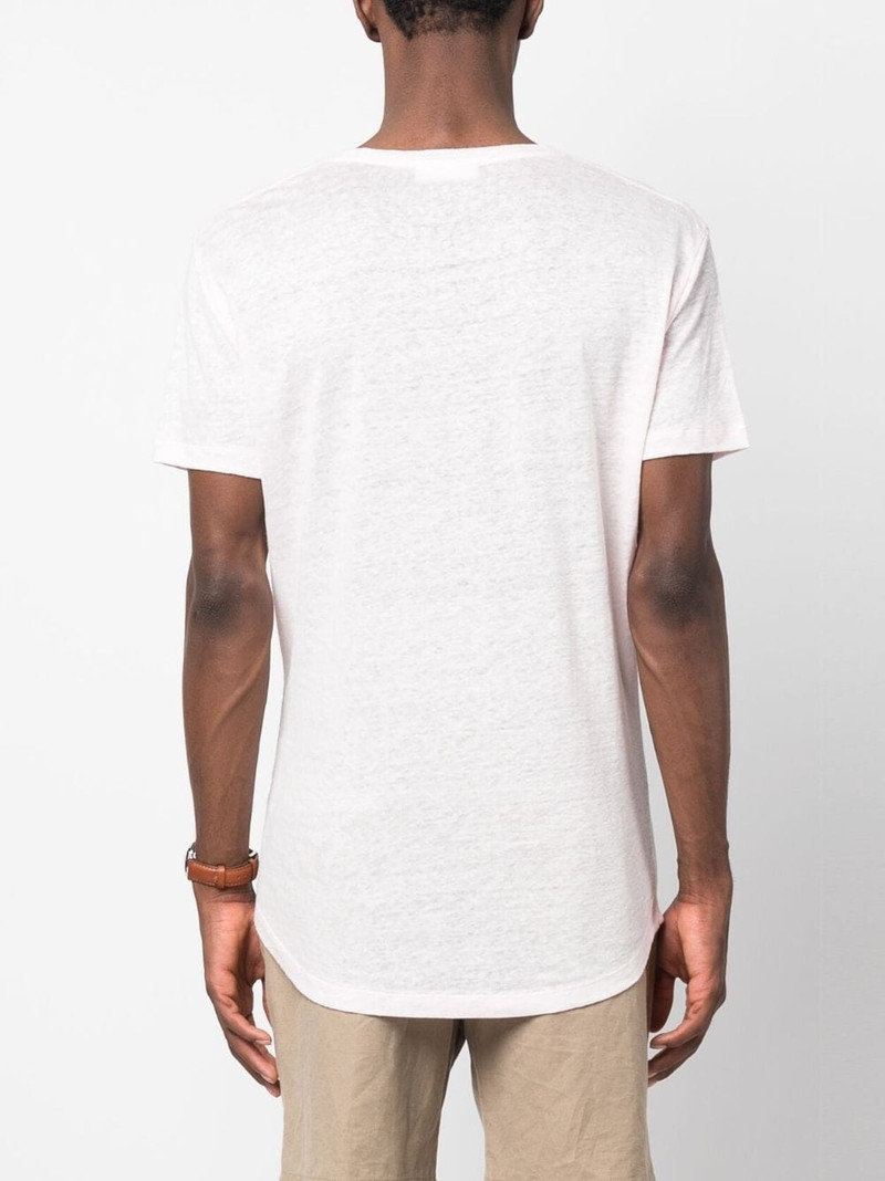 lined short-sleeved T-shirt 4
