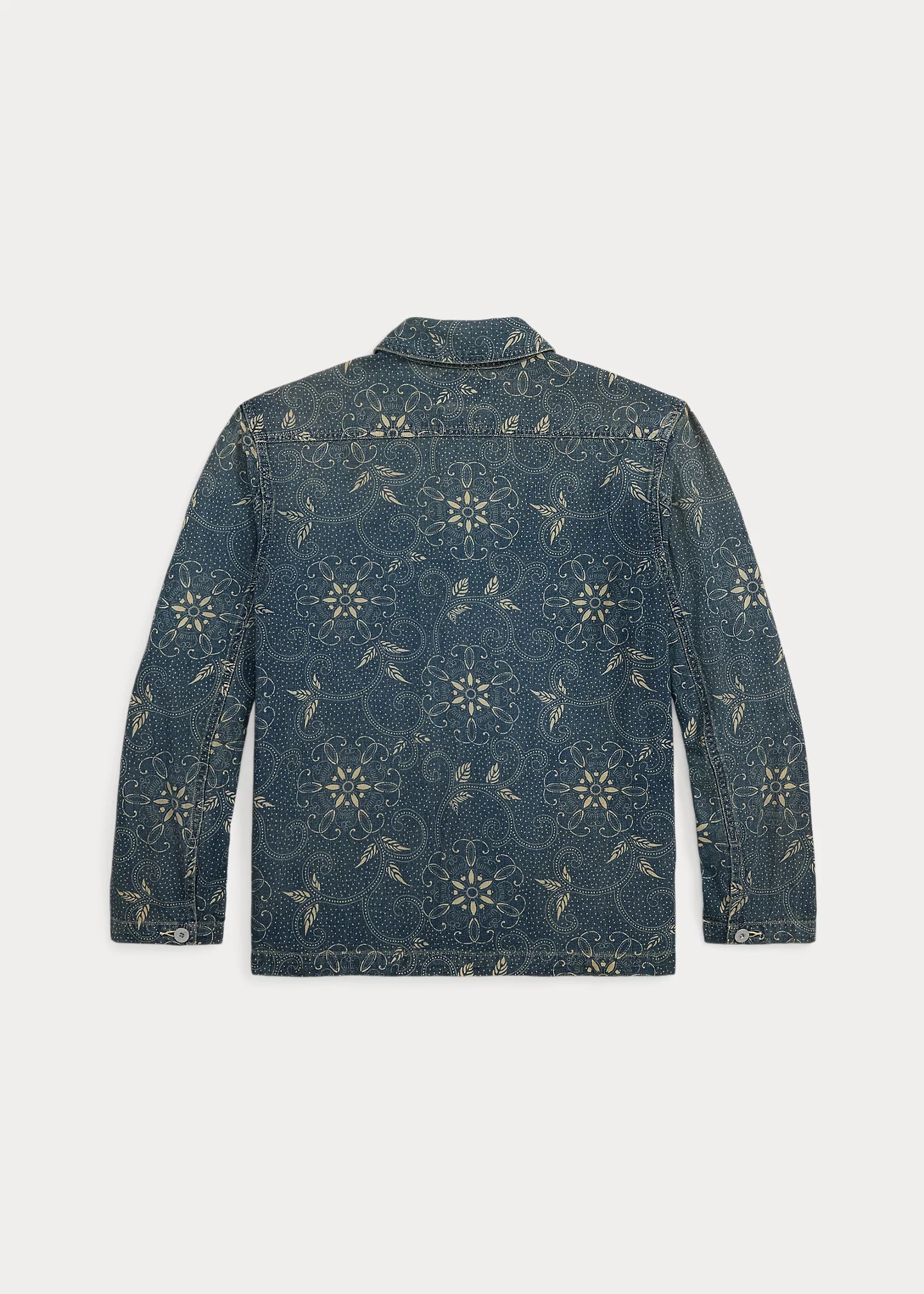 Indigo Print Woven Overshirt - 2