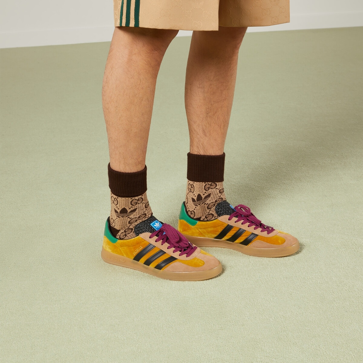adidas x Gucci GG Trefoil cotton socks - 3