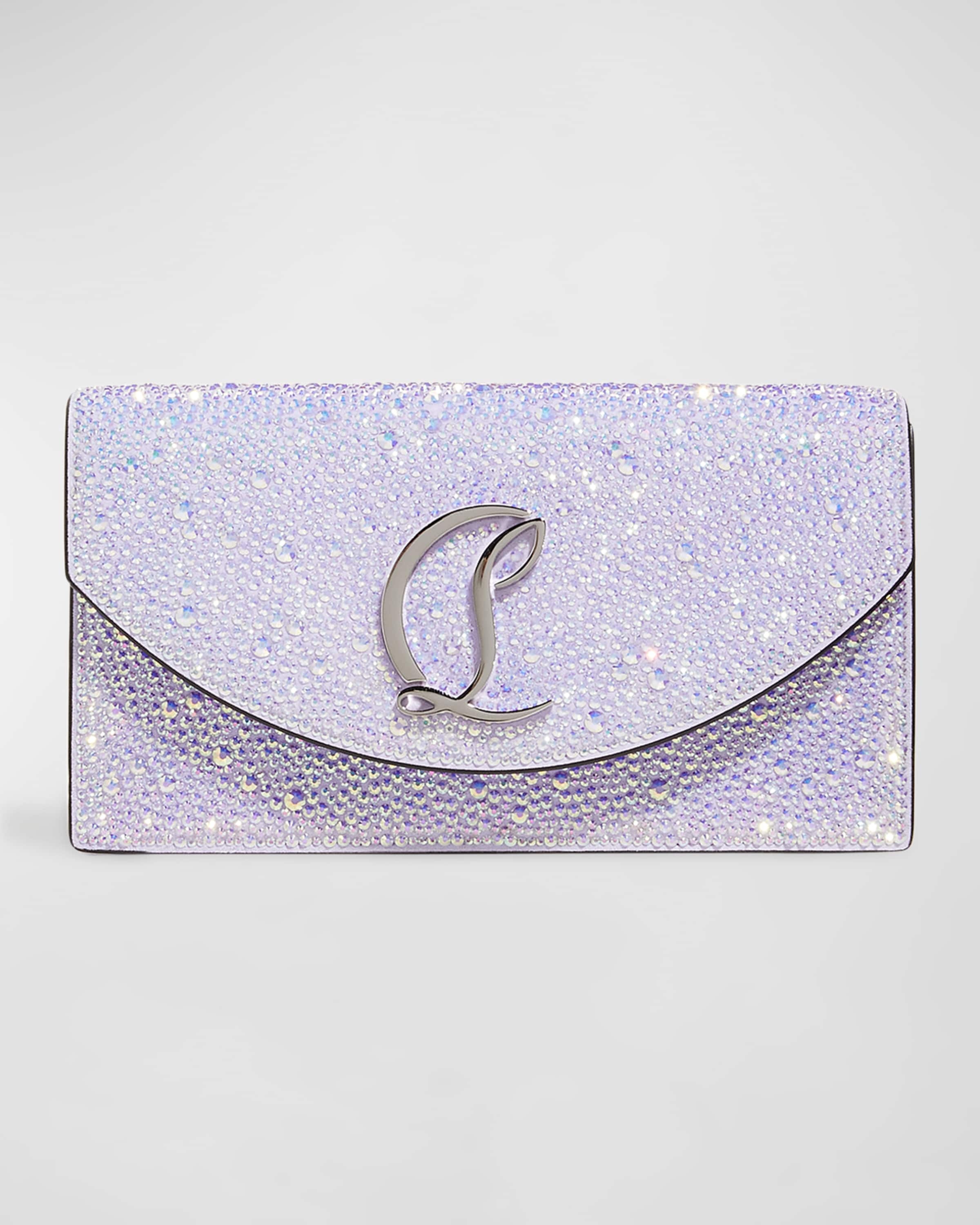 Loubi54 Small Strass Clutch Bag - 1