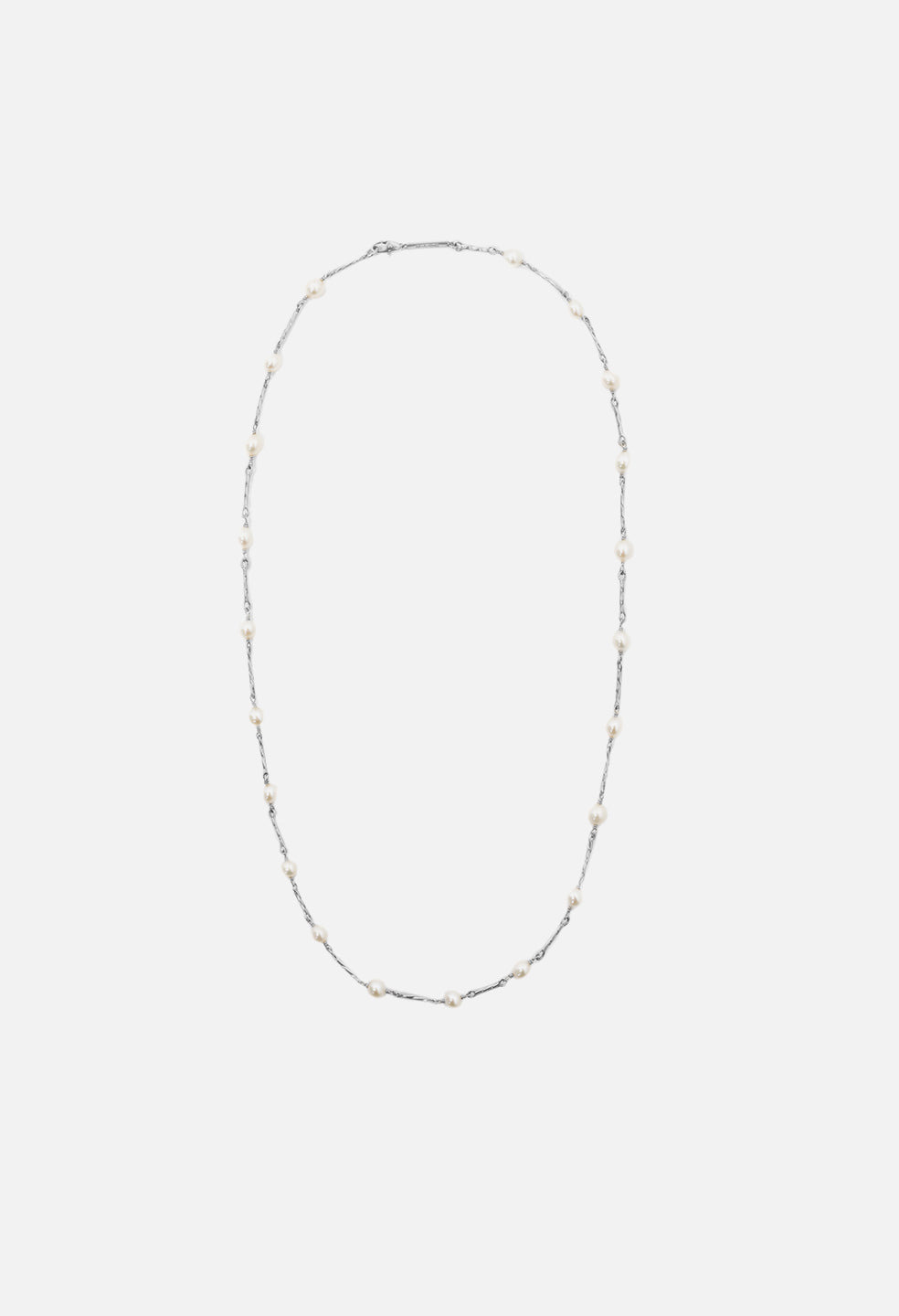 JOHN ELLIOTT X M.A.R.S TWIST LINK X PEARL NECKLACE - 1