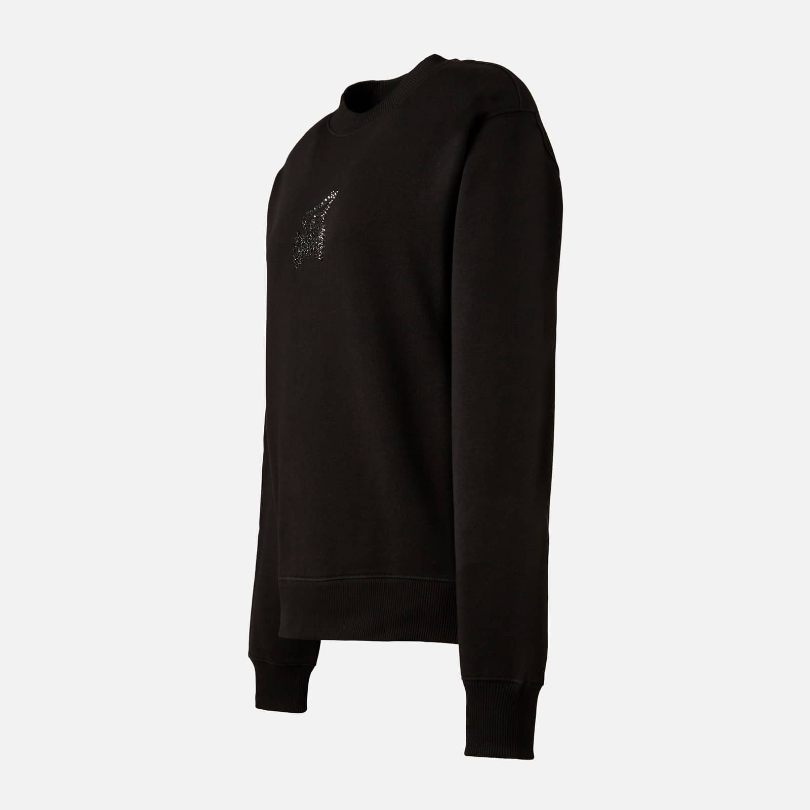 Round Neck Sweatshirt Black - 4