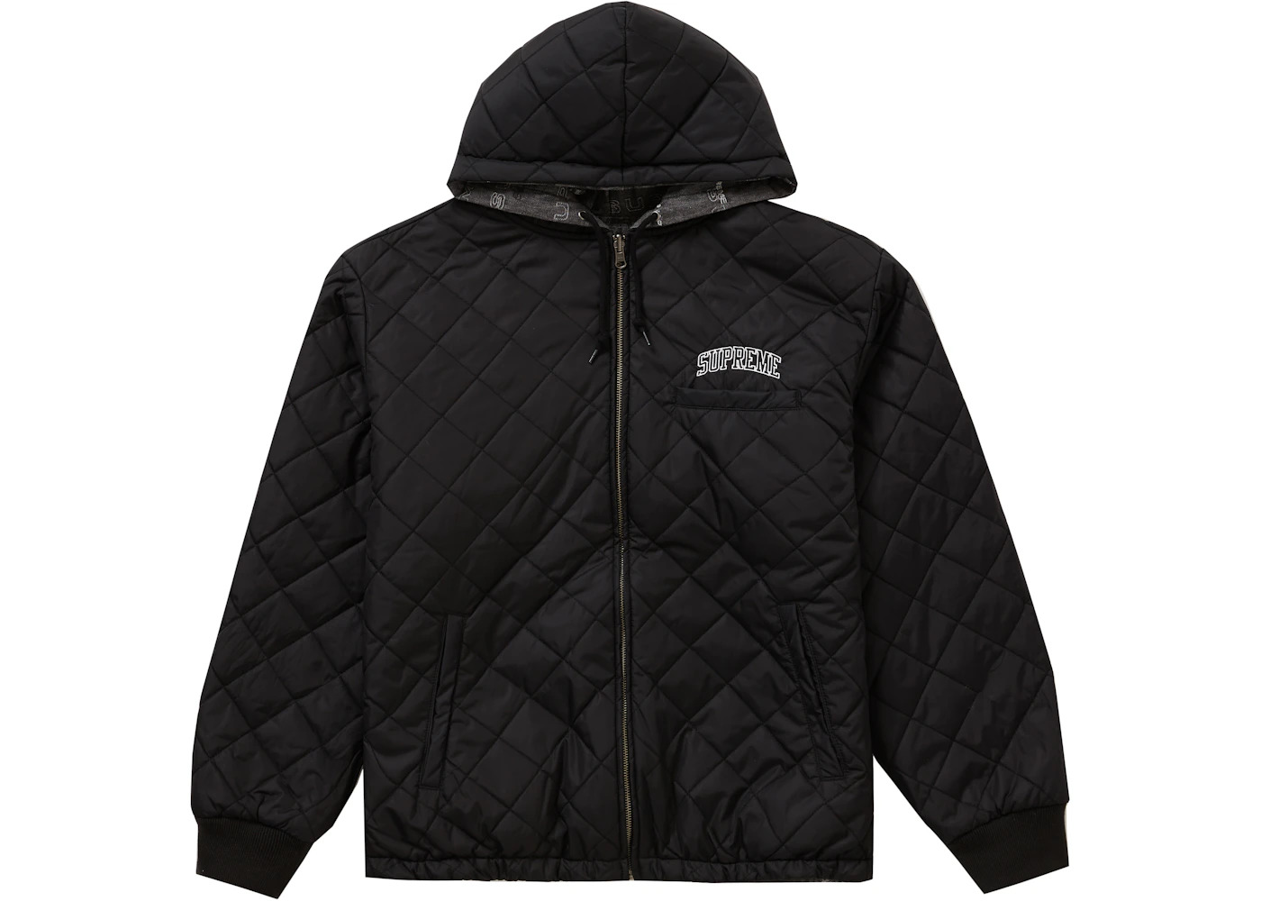 Supreme Reversible Dimensions Logo Denim Work Jacket Black - 3