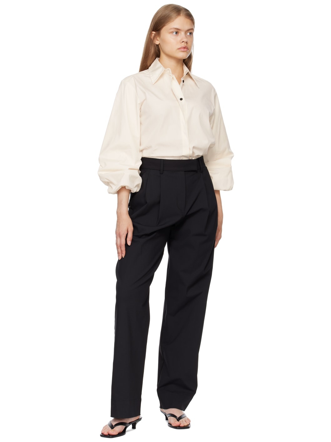 Beige Collected Shirt - 4