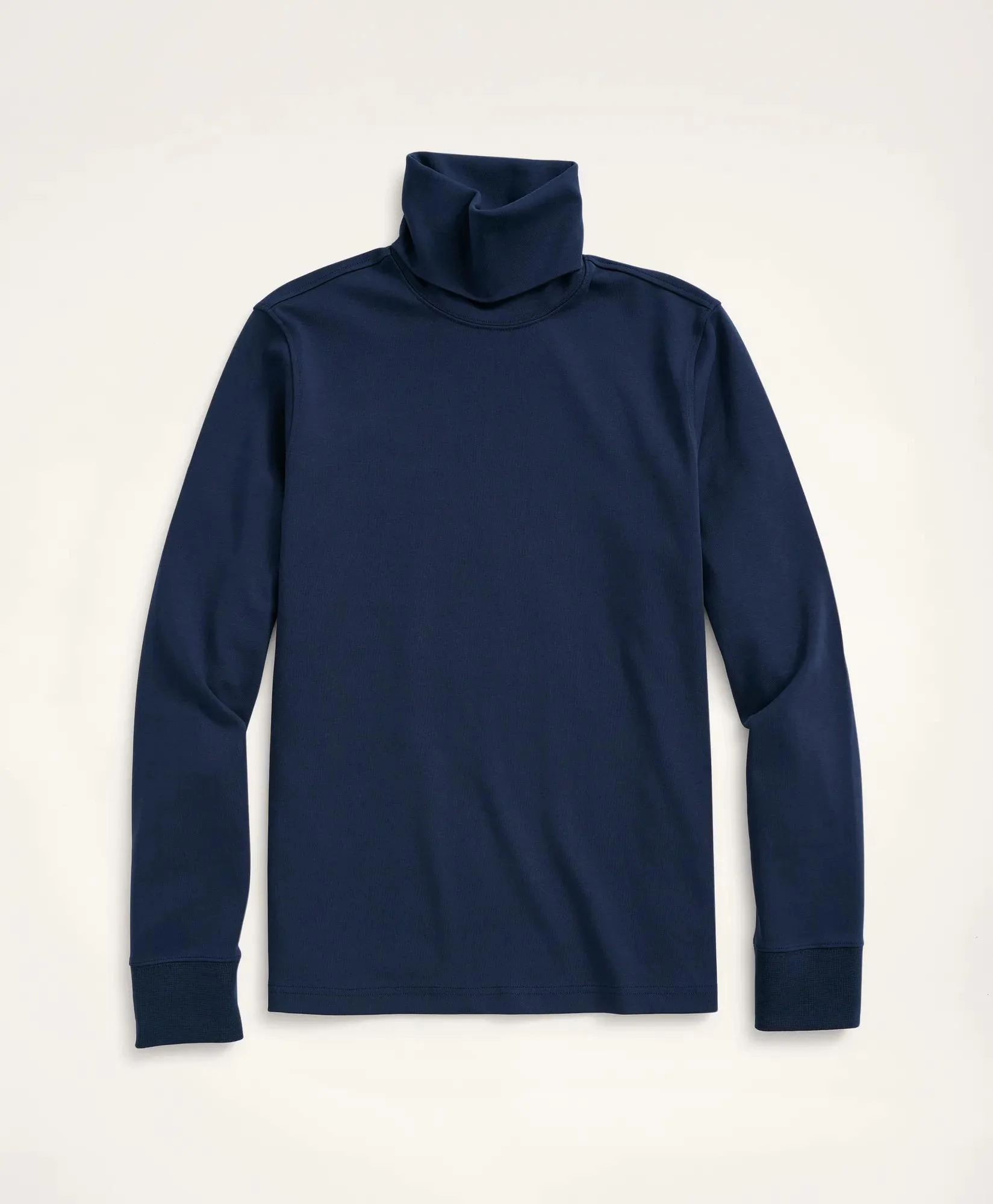 Stretch Supima® Cotton Turtleneck - 1