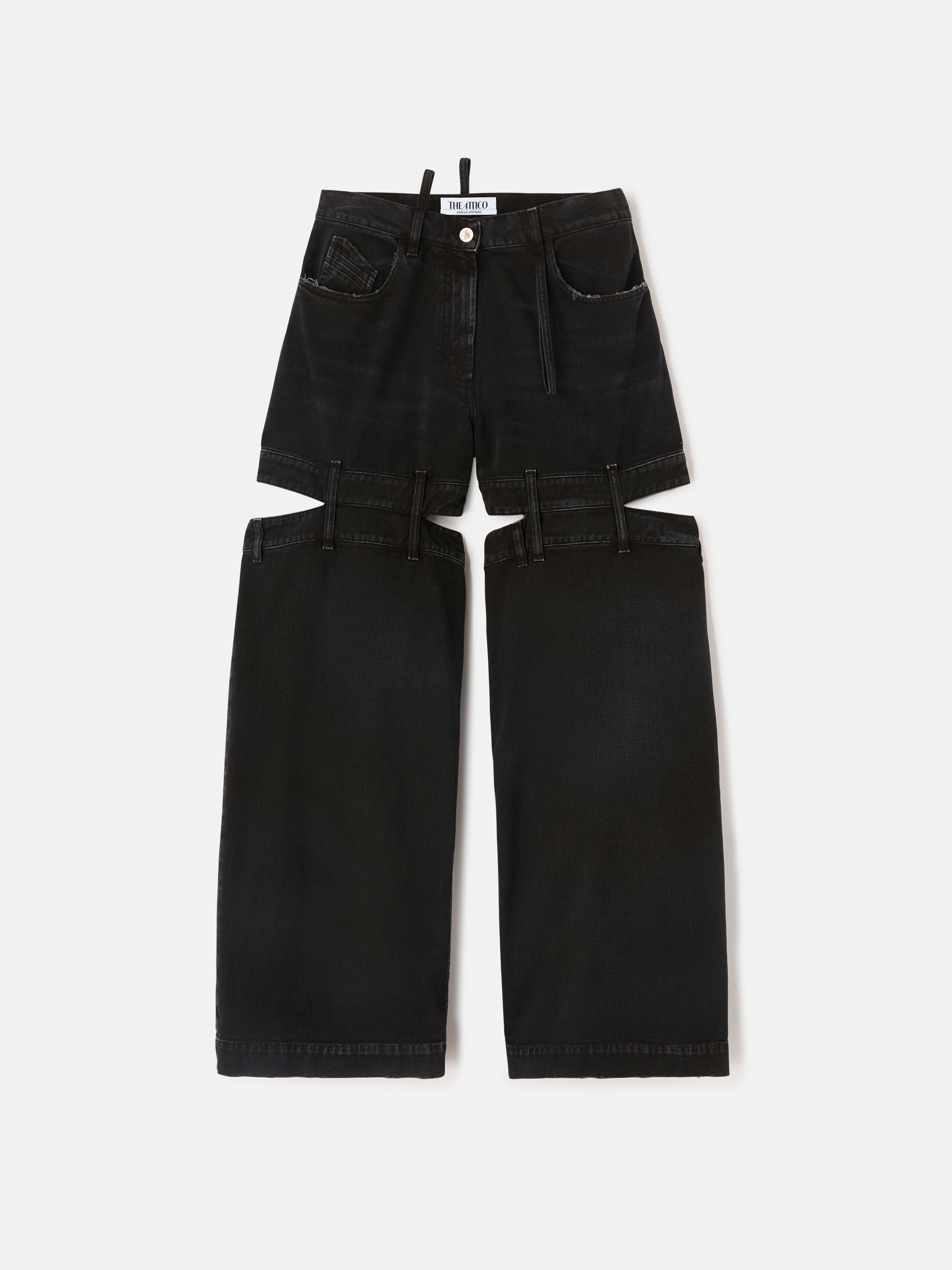 ''ASHTON'' BLACK LONG PANTS - 1