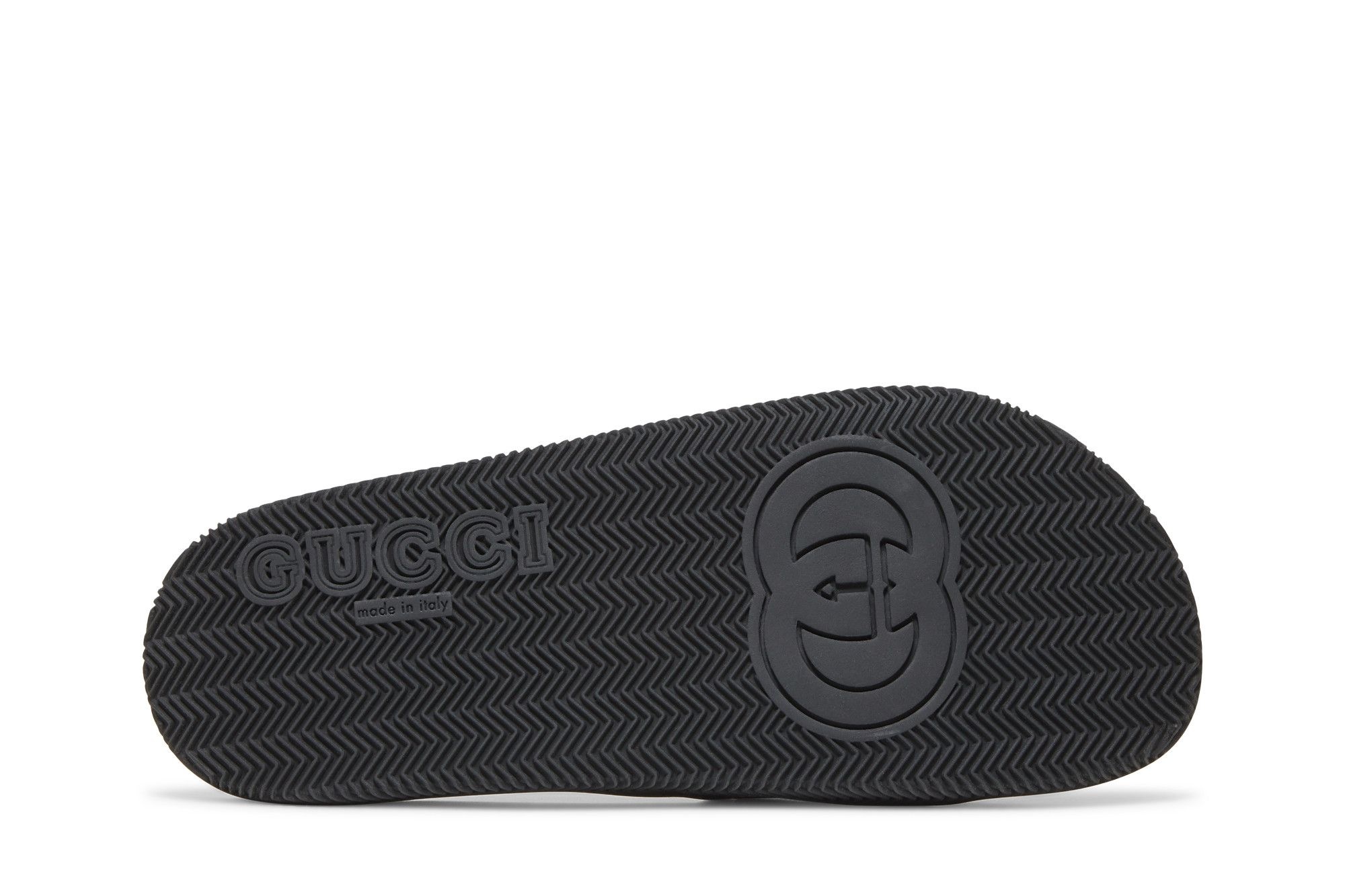 Gucci Slide 'Interlocking G - Black Red Green' - 4