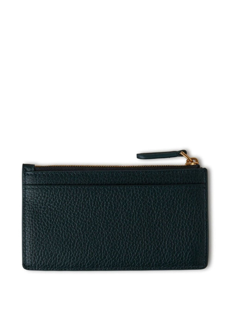 Mulberry Continental logo-stamp card holder outlook