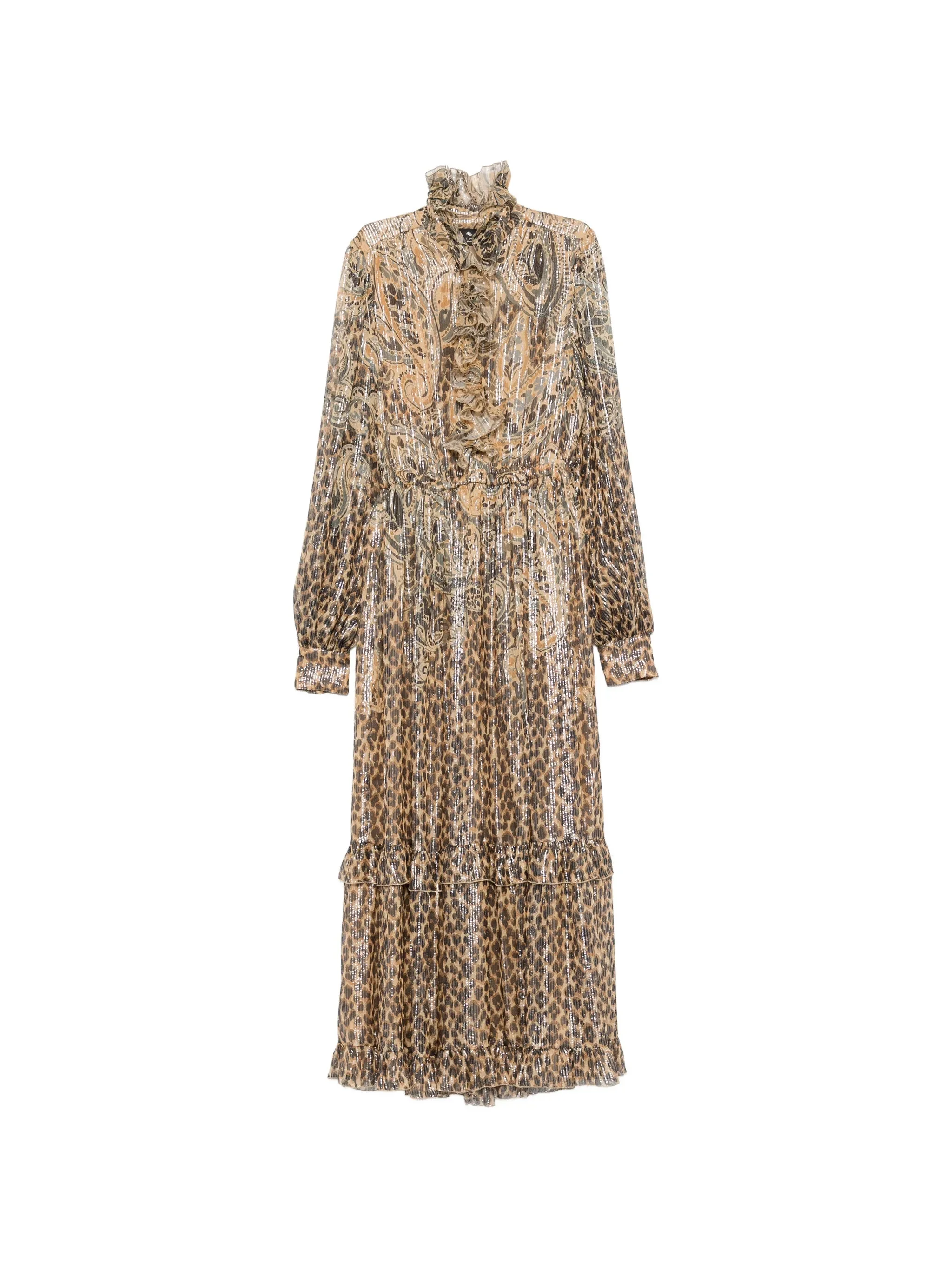 Etro Paisley Leopard-print Maxi Dress - 1