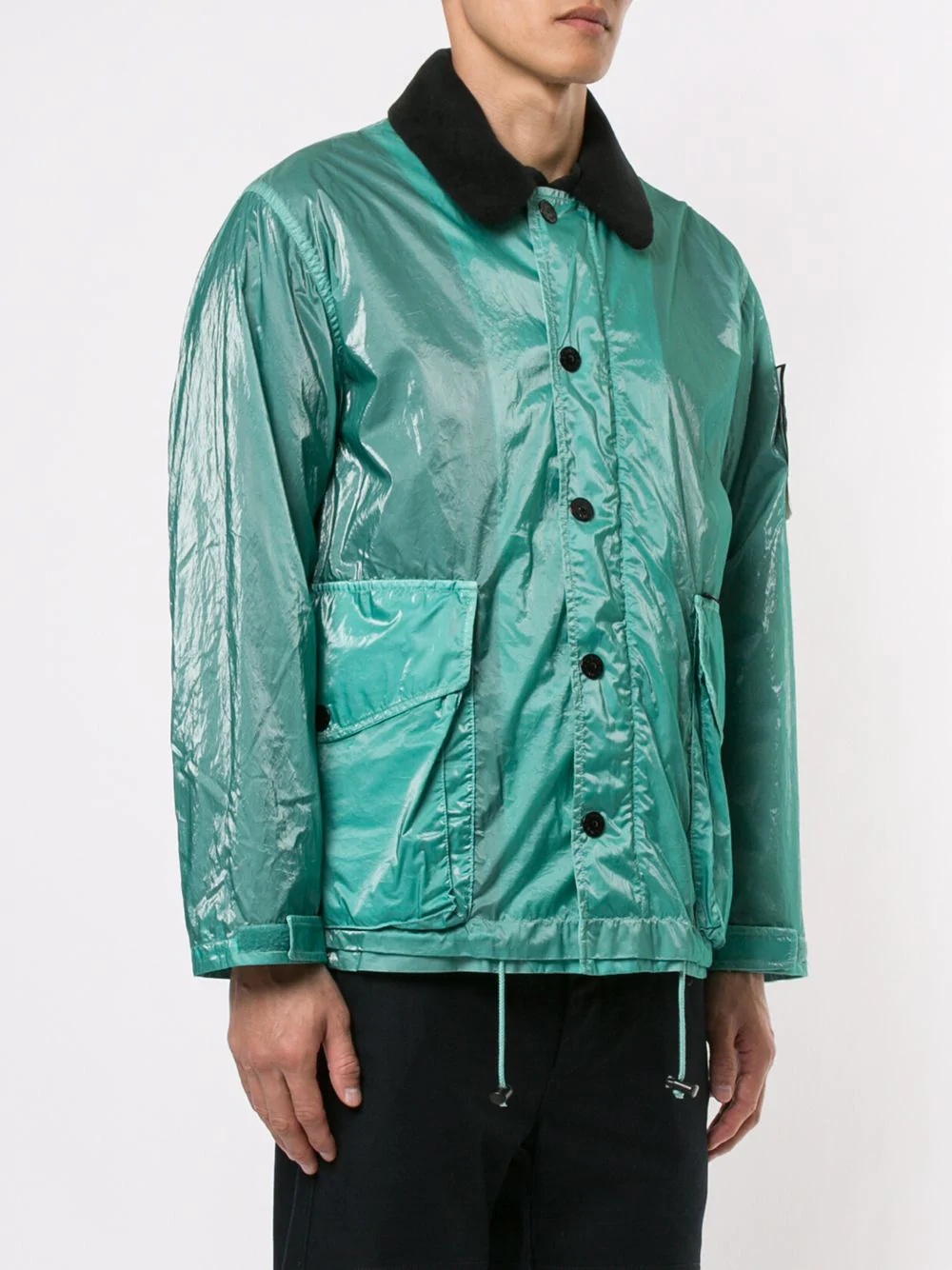 x Stone Island New Silk Light jacket - 3