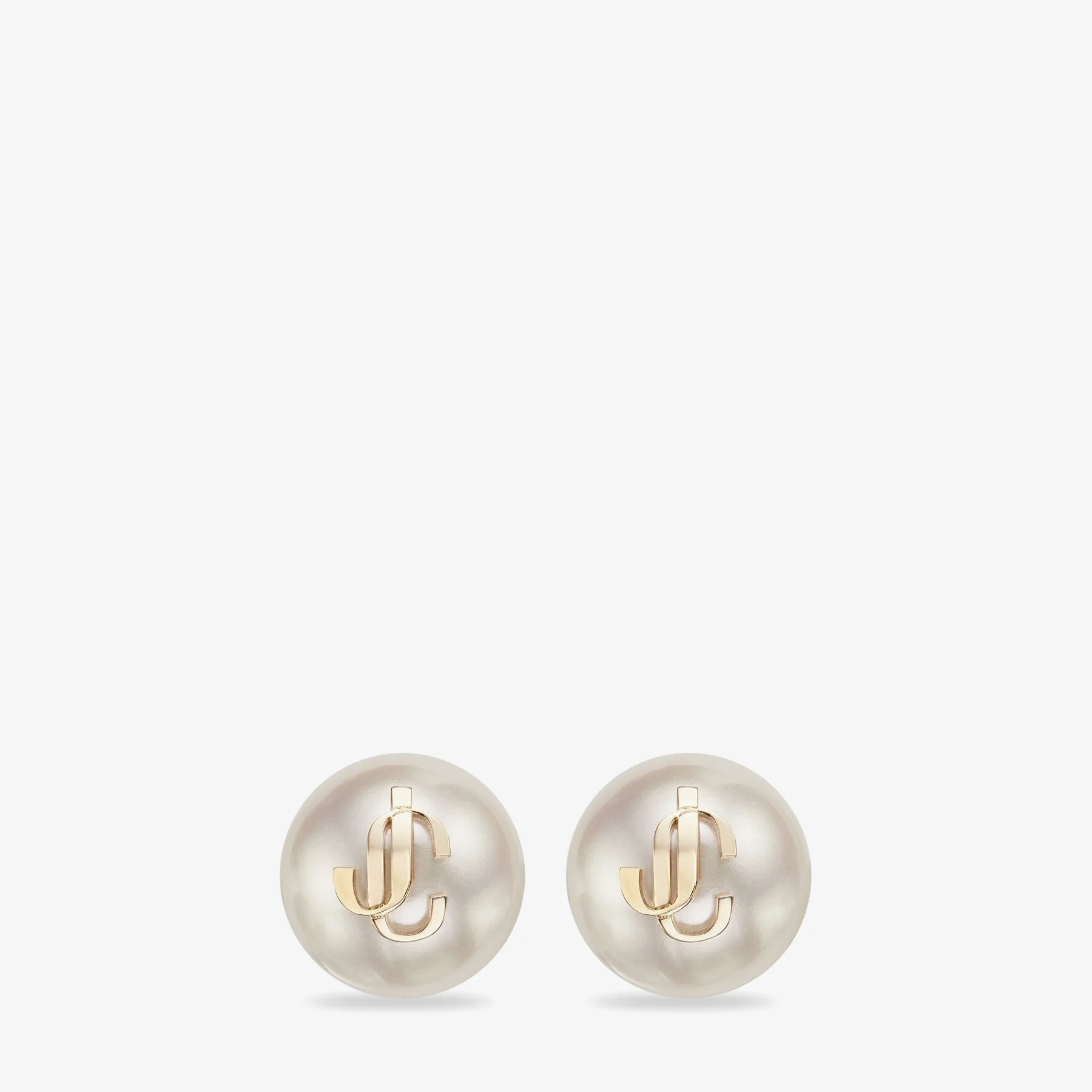 JC Pearl Studs
Gold-Finish Metal JC Pearl Stud Earrings - 1