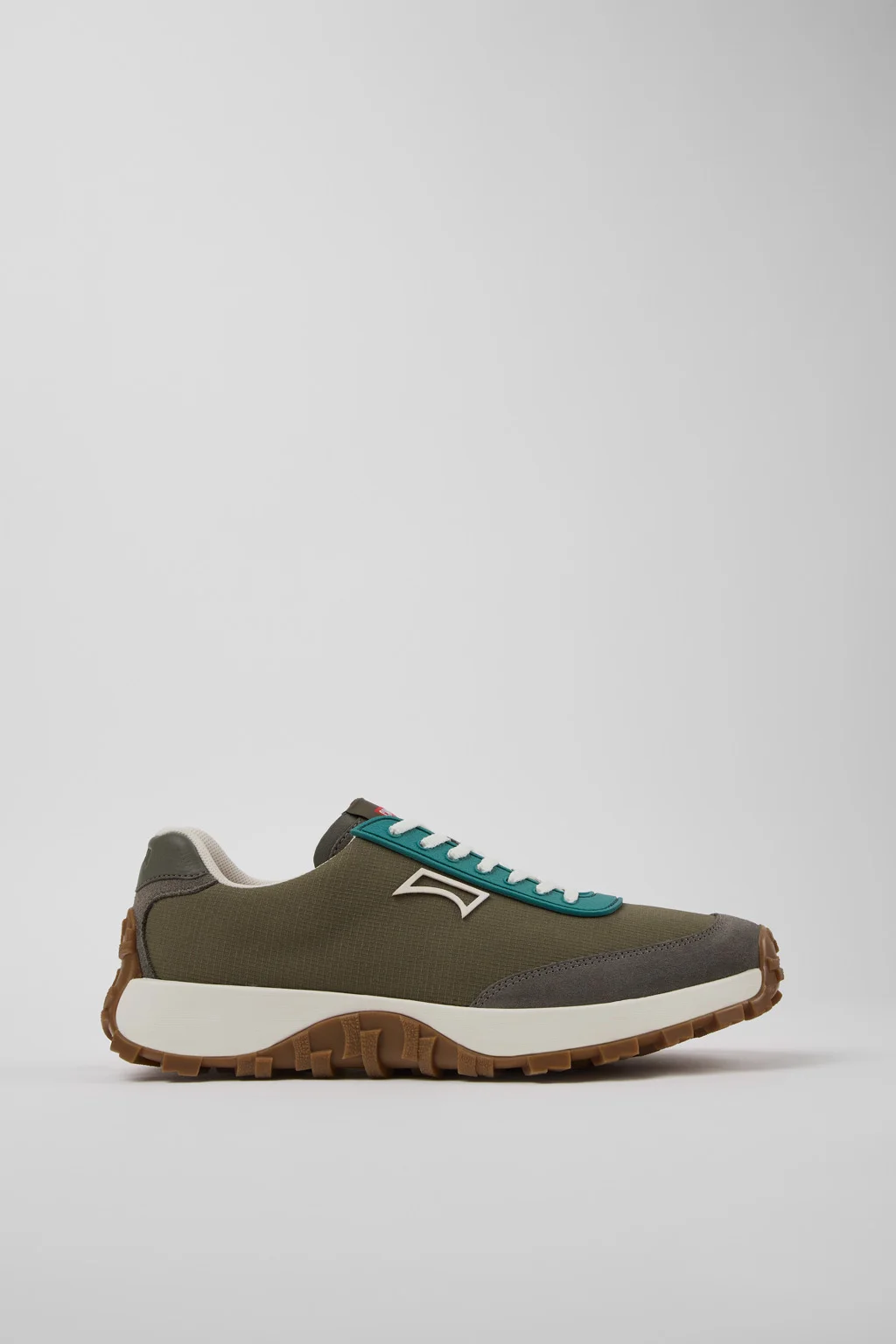 Drift Trail Green Textile and Nubuck Sneakers for Men. - 1