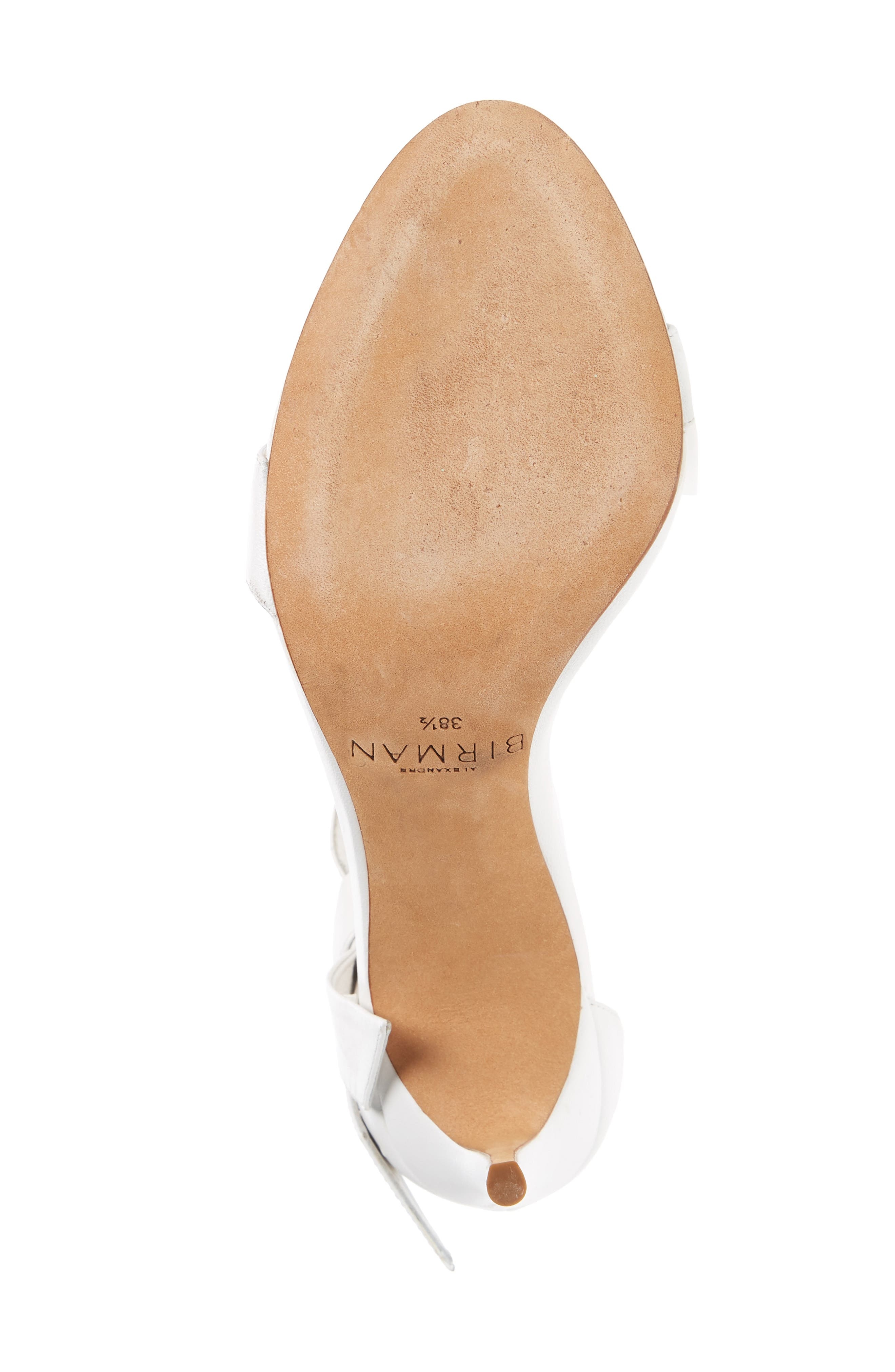 Alexandre Birman Clarita Ankle Tie Sandal in White Leather at Nordstrom - 6