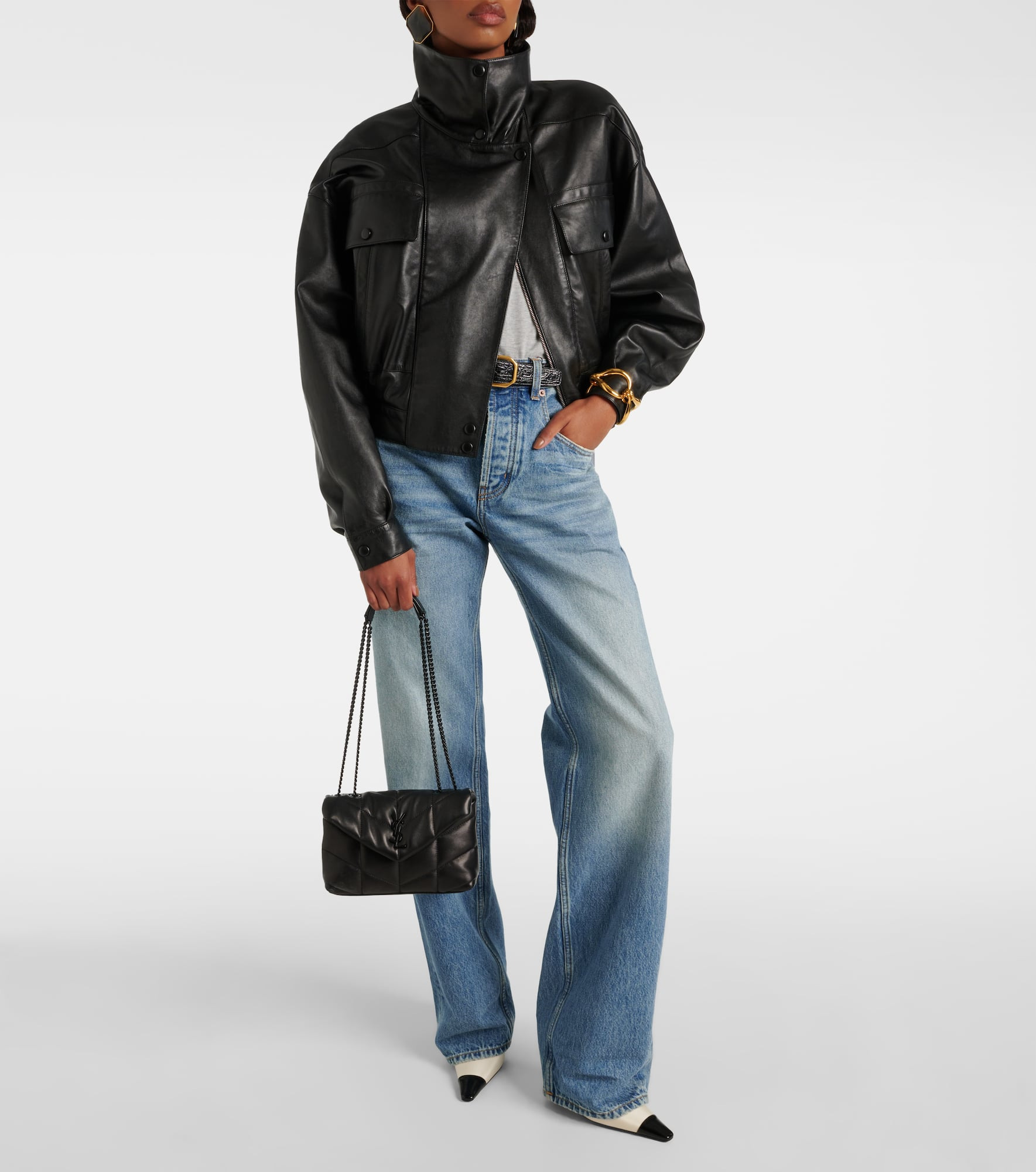 Puffer Toy leather shoulder bag - 5