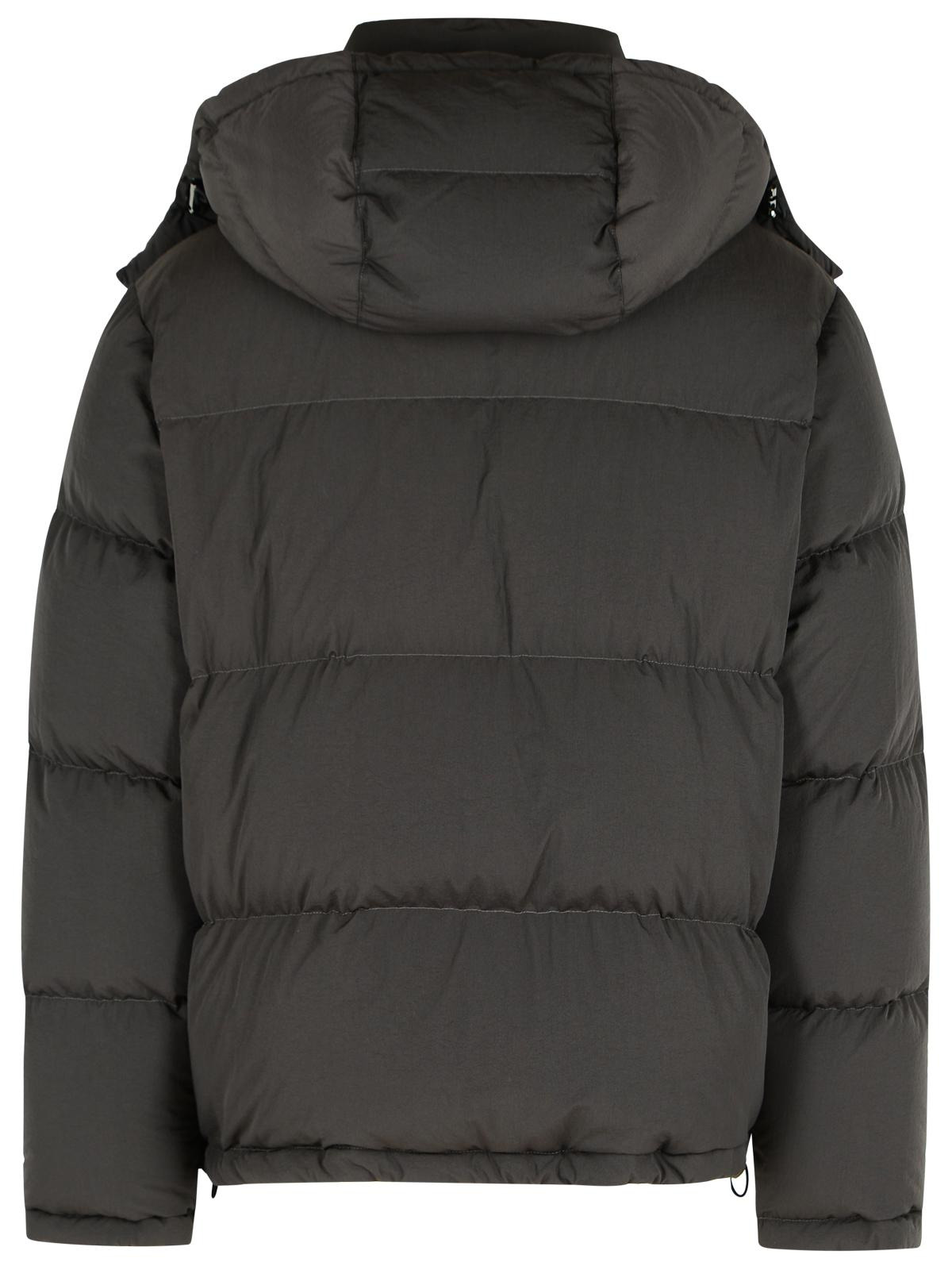 Dolce & Gabbana Grey Polyamide Down Jacket Men - 3