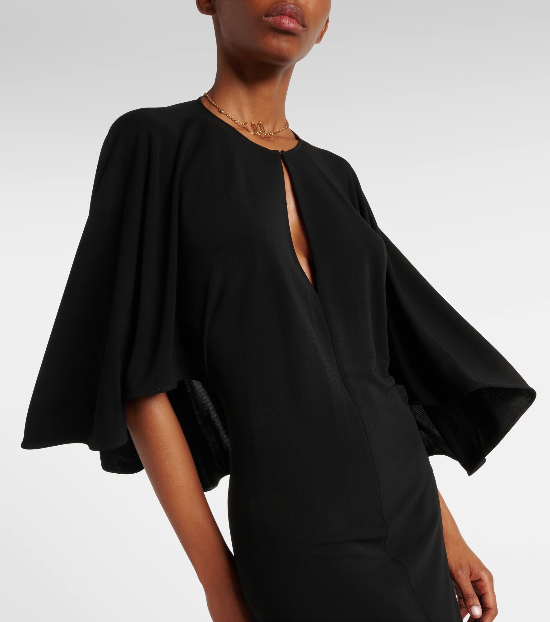 Caped gown - 4