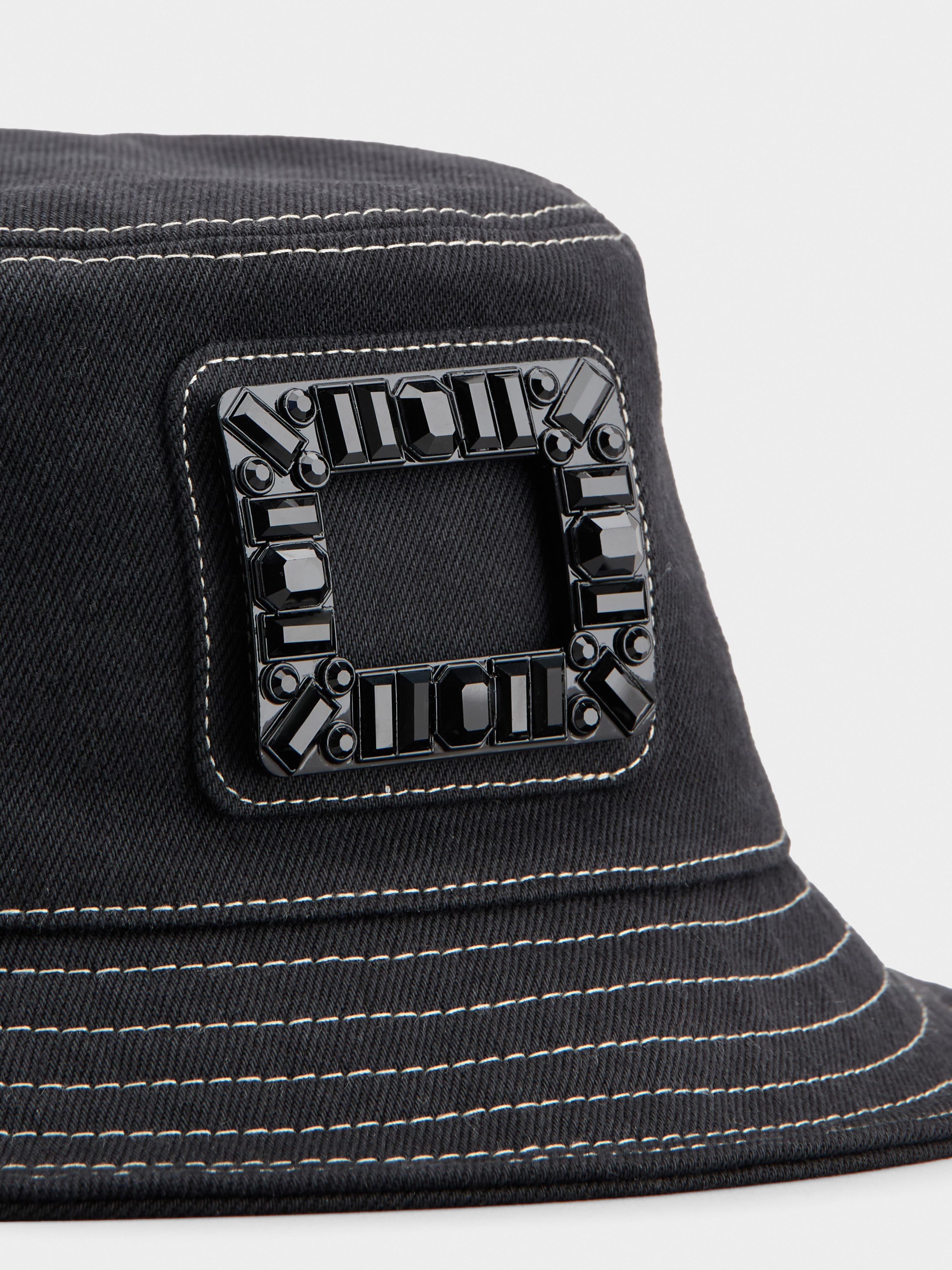 Viv' Skate Bucket Hat in denim - 4