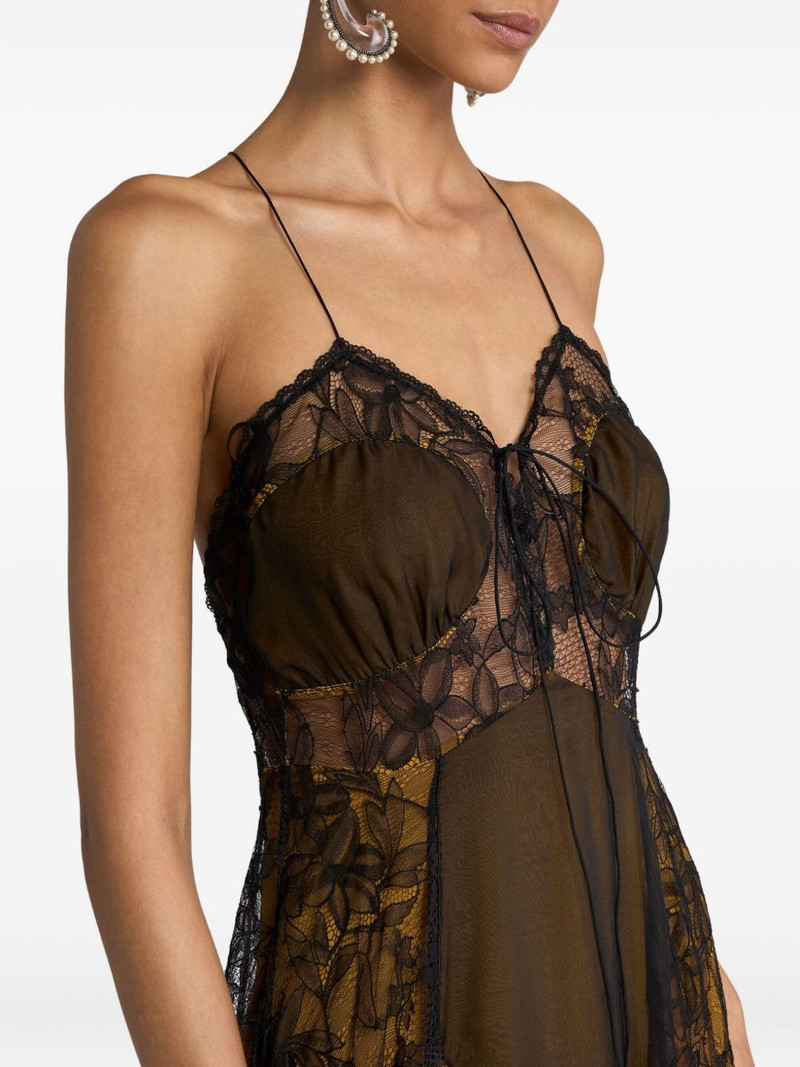 floral lace silk maxi dress 4