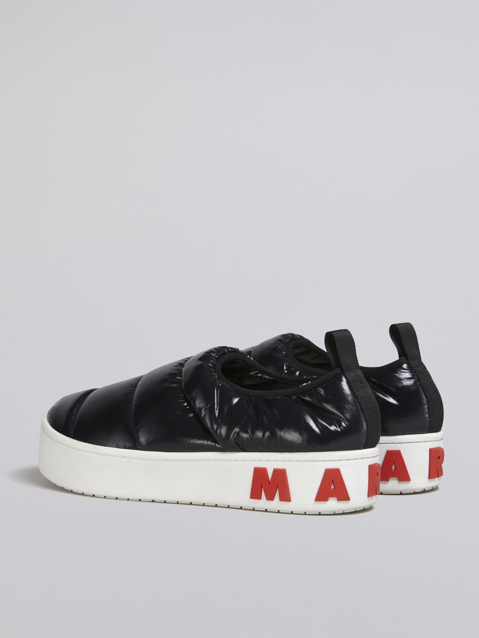 QUILTED NYLON SLIP-ON SNEAKER - 3