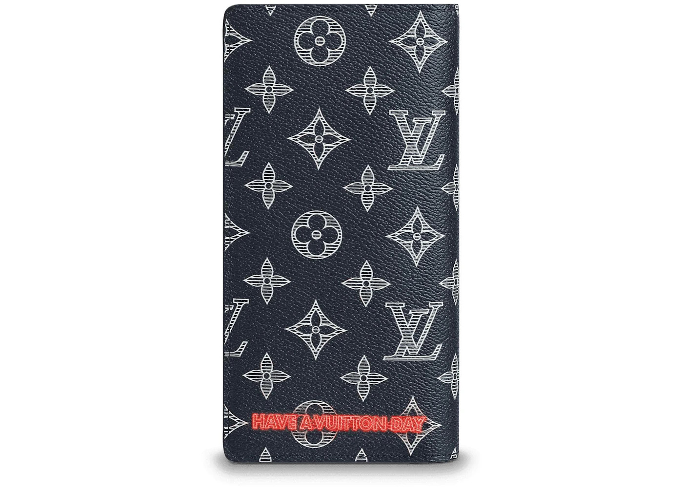 Louis Vuitton Brazza Wallet Monogram Upside Down Ink Navy - 2
