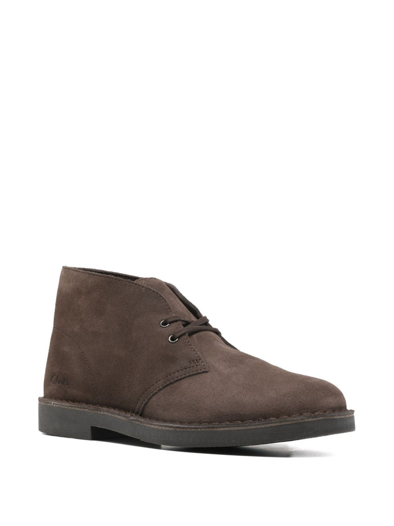 Clarks Originals lace-up leather boots outlook