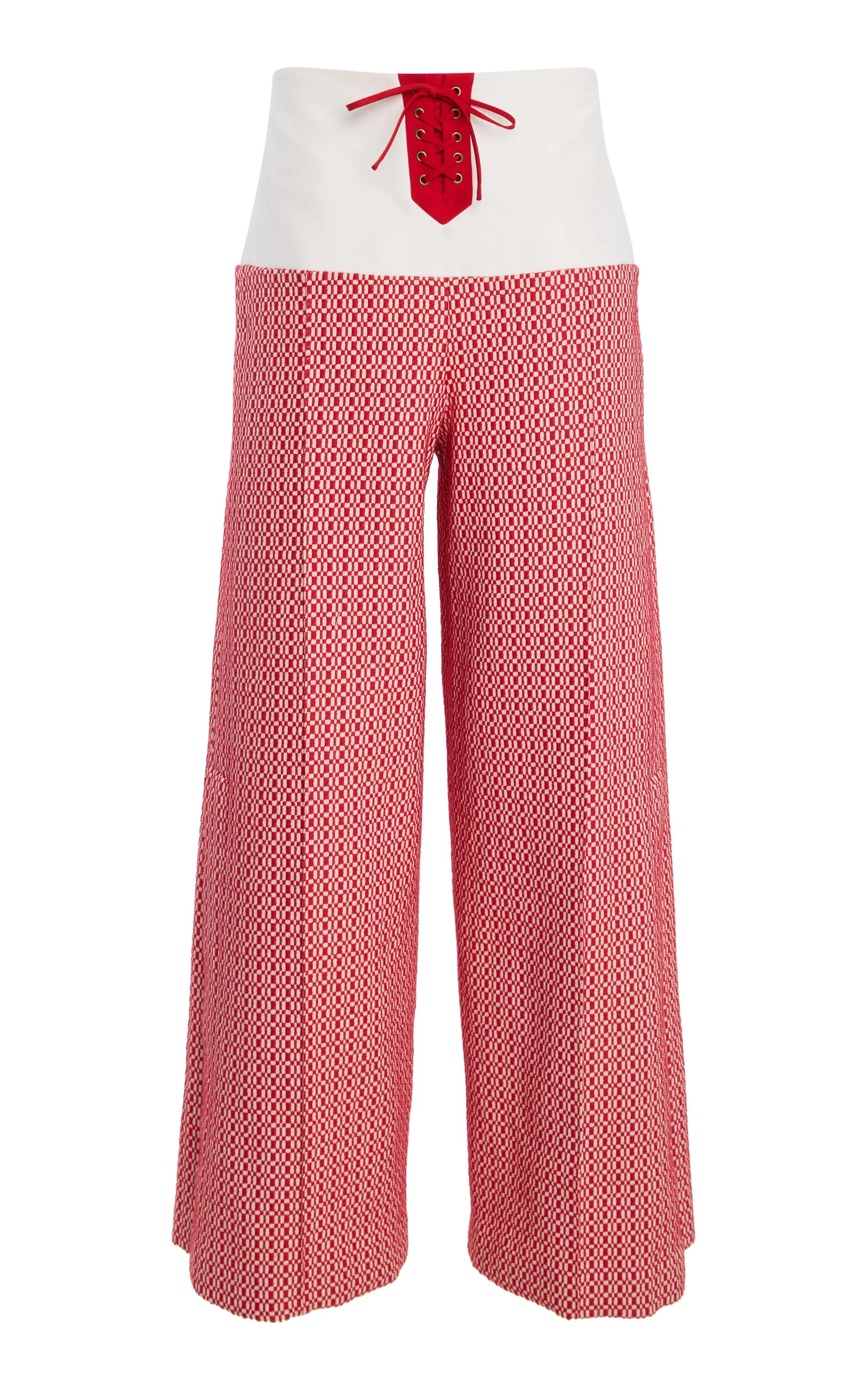 Front & Center Jacquard Pants red - 1