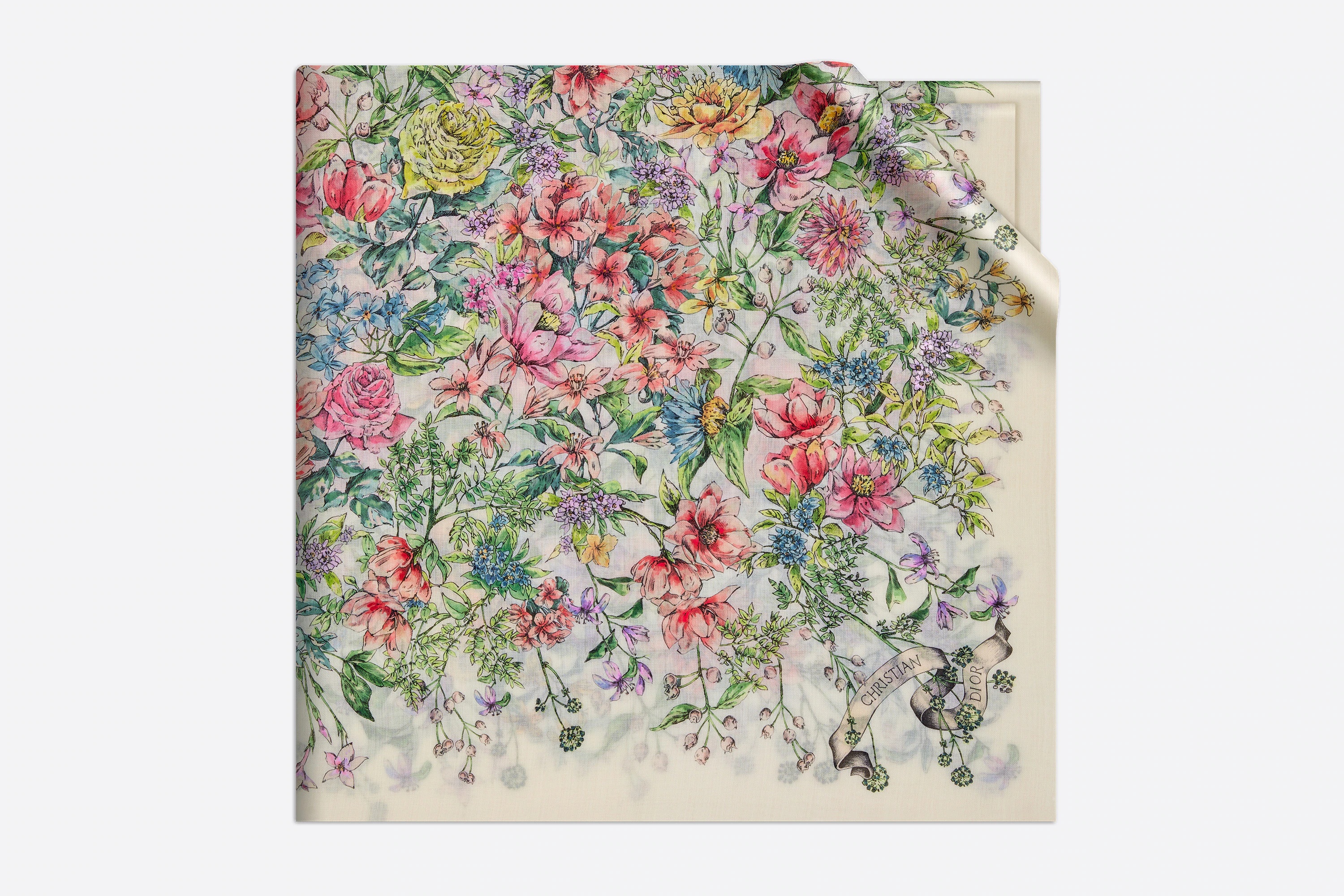 D-Floral Shawl - 1