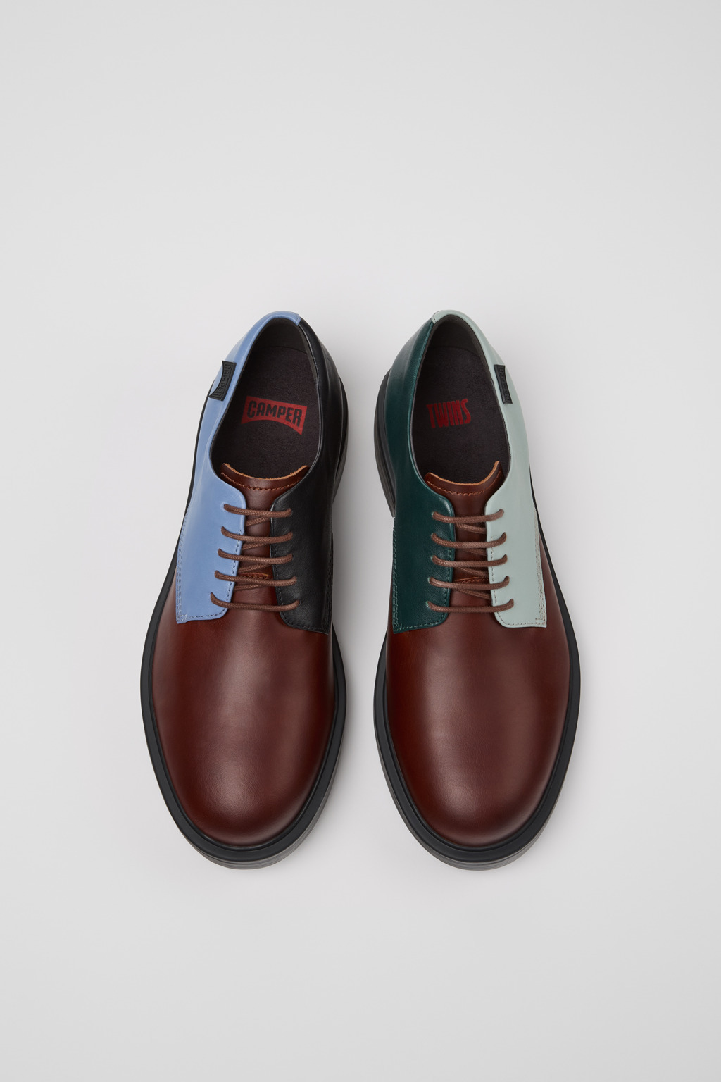 Multicolor Leather Shoes for Men. - 5
