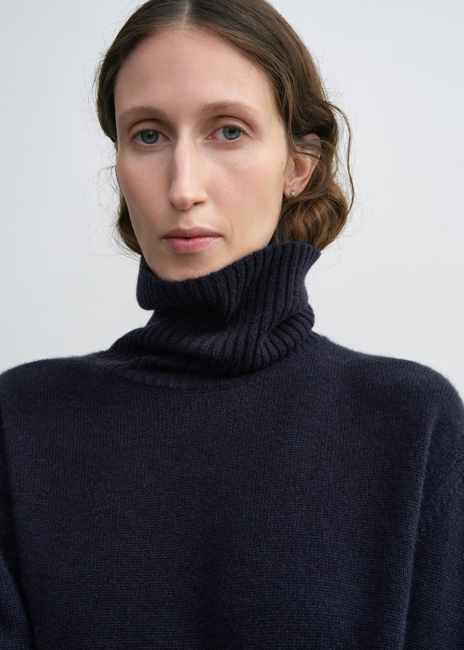 Cashmere turtleneck navy - 5