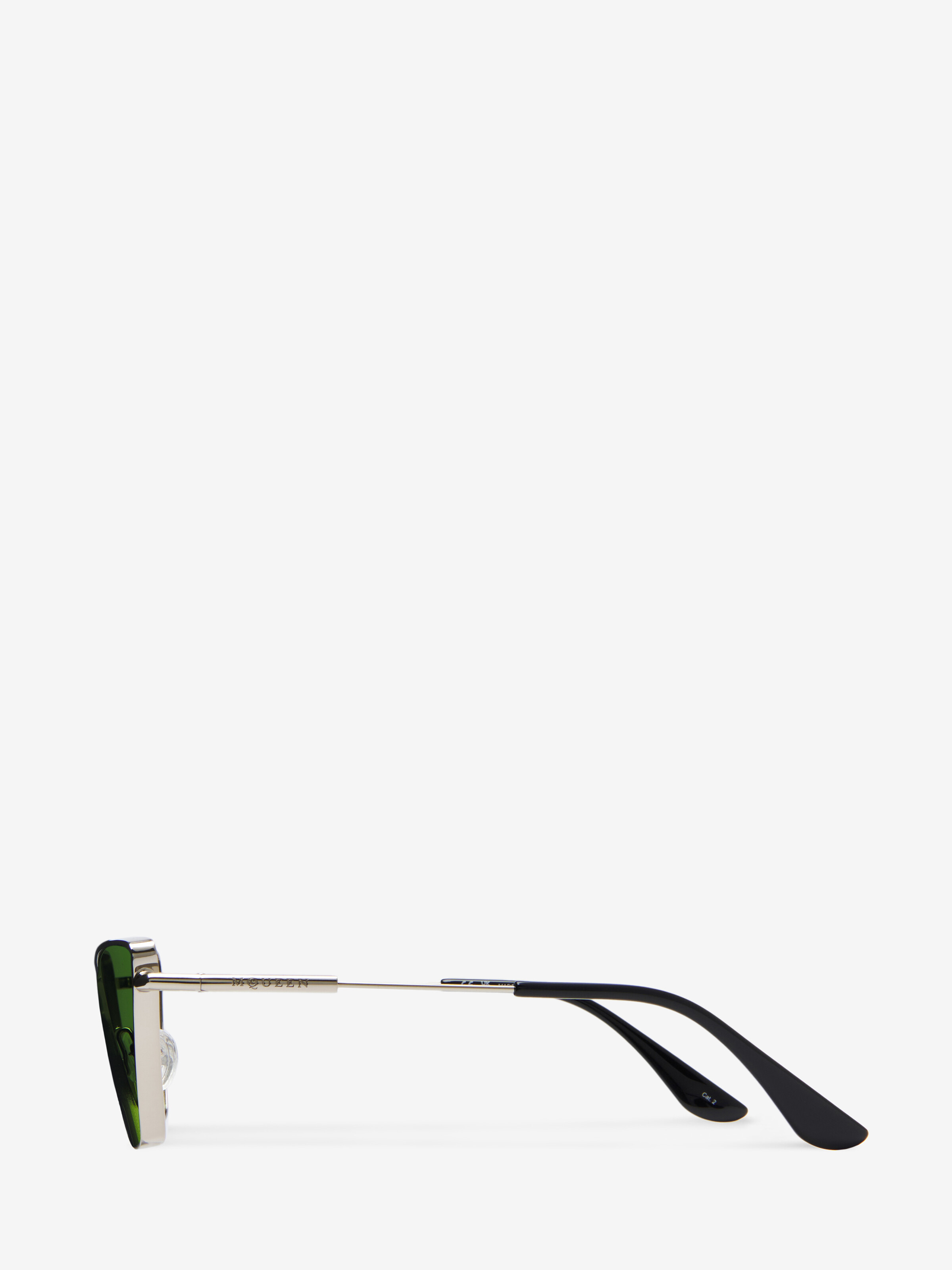 Metal T-Bar Cat-eye Sunglasses - 3