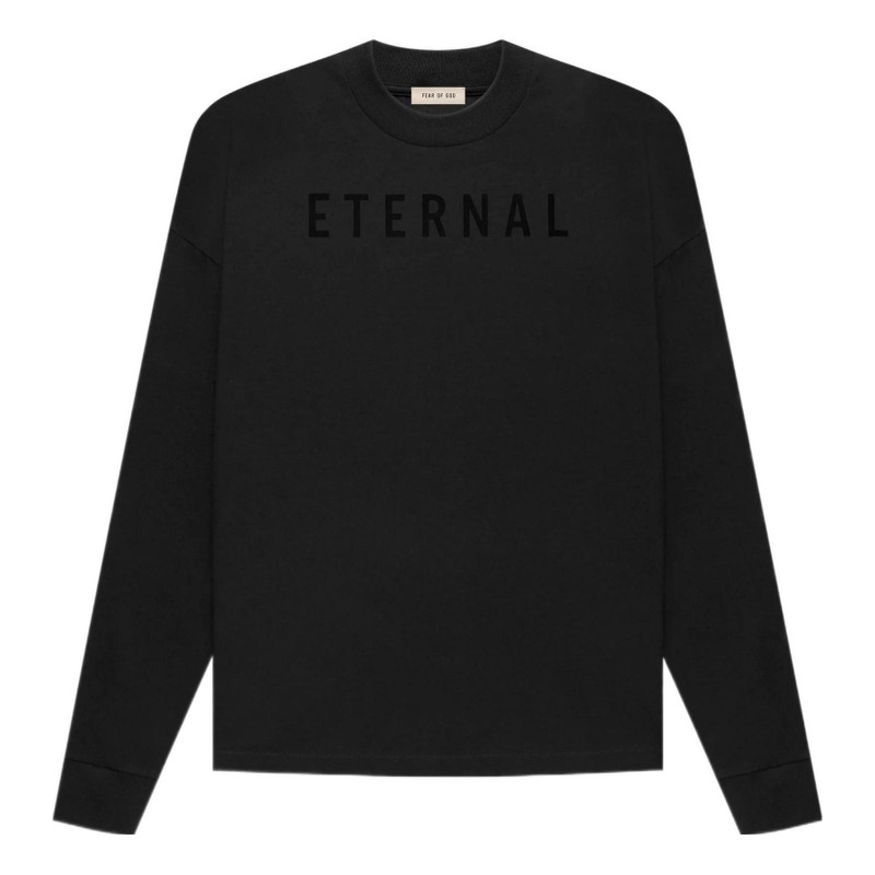 Fear of God FW22 Eternal Cotton LS T-Shirt 'Black' FGE50-002AJER-001 1