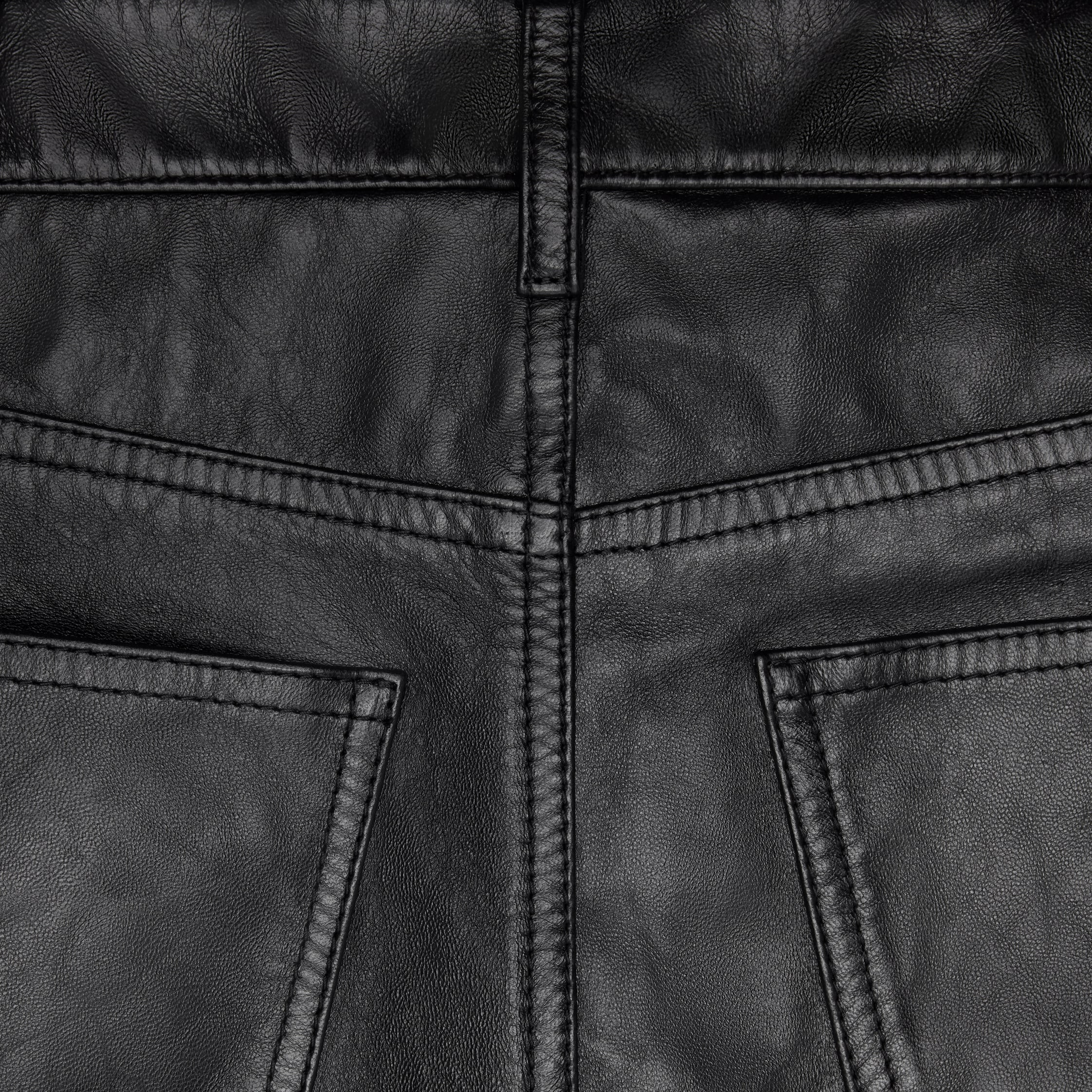 lou jeans in soft lambskin - 4