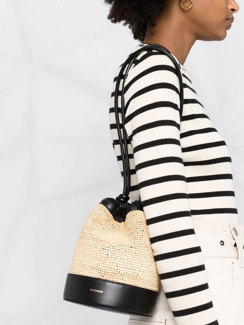 two-tone bucket bag - 3