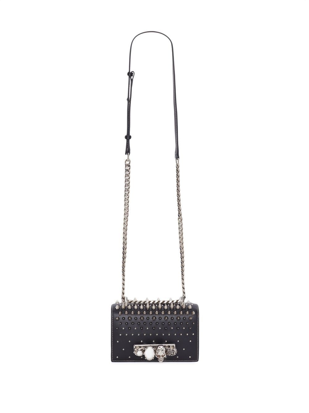 Mini Jewelled satchel bag - 4