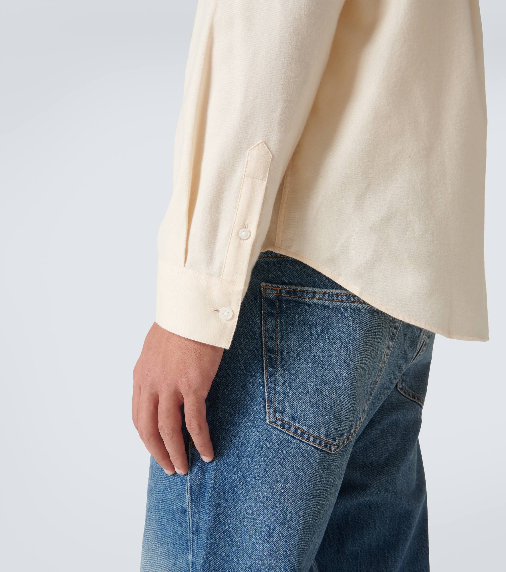 Cotton and wool shirt - 6