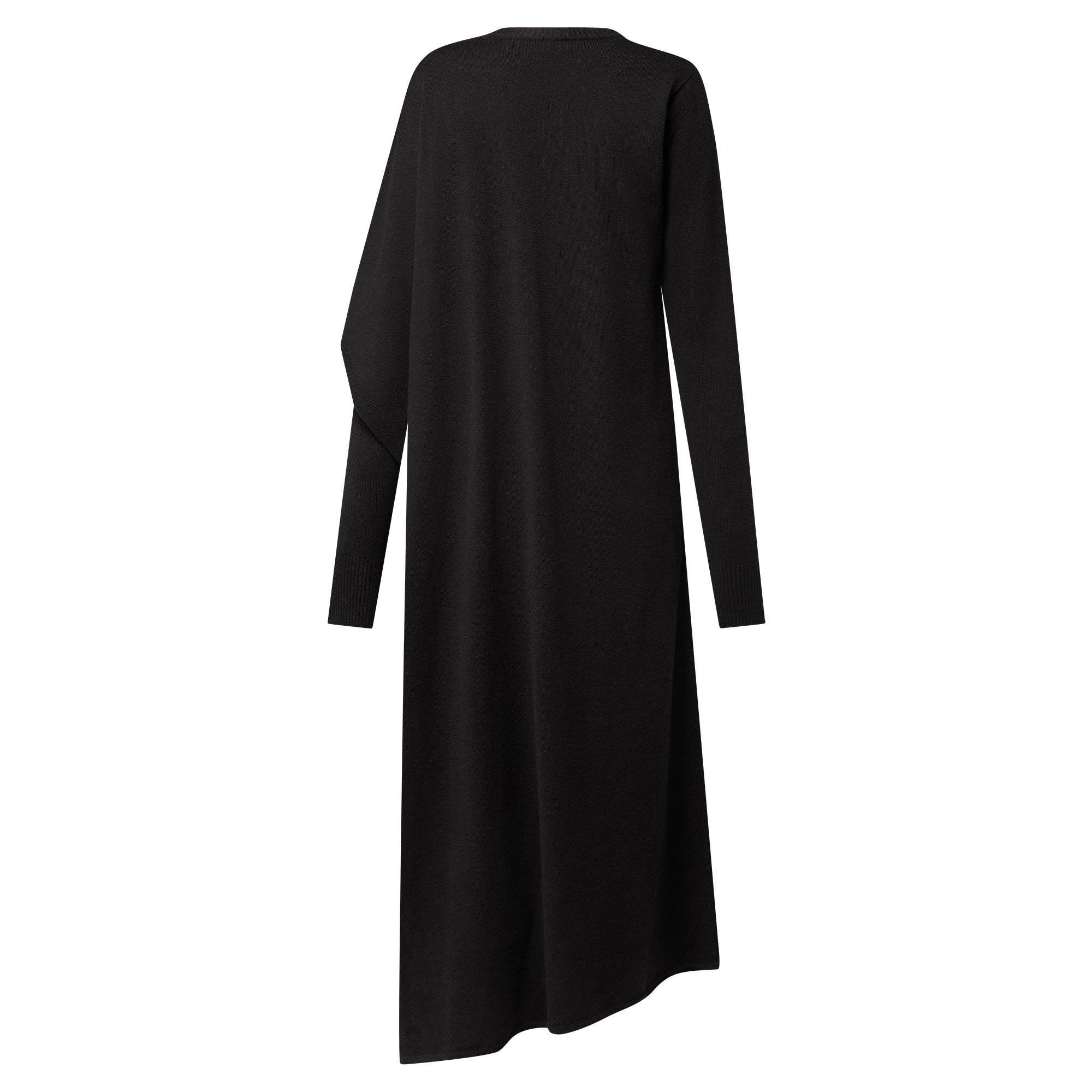 Asymmetrical Cashmere Knit Dress - 3