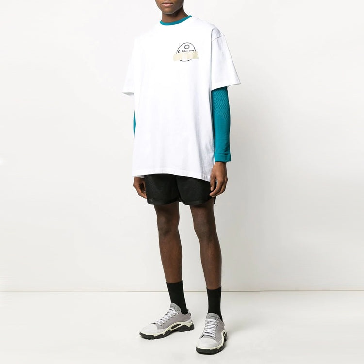 Off-White Diagonal Arrows Tape Short Sleeve OMAA038R201850020148 - 5