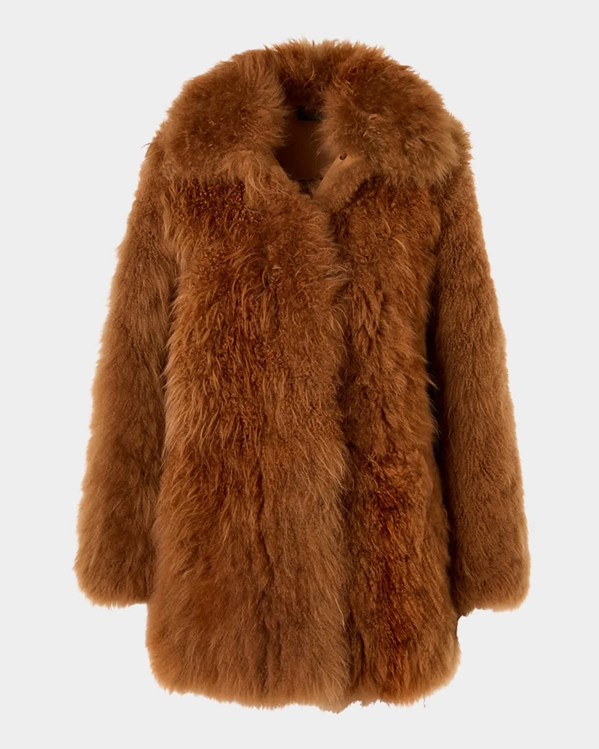 Yaron Cashmere Shearling Short Coat - 1