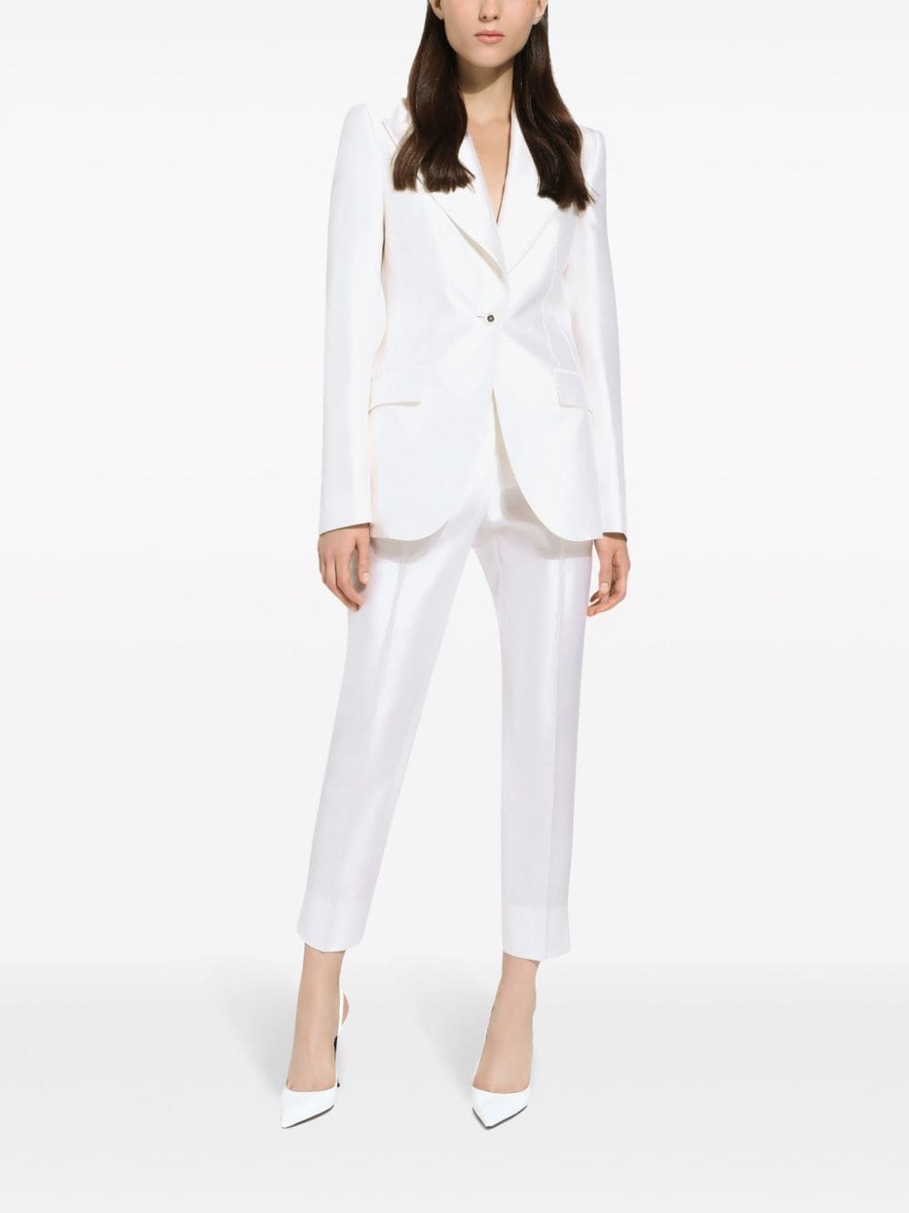 silk tailored trousers - 2