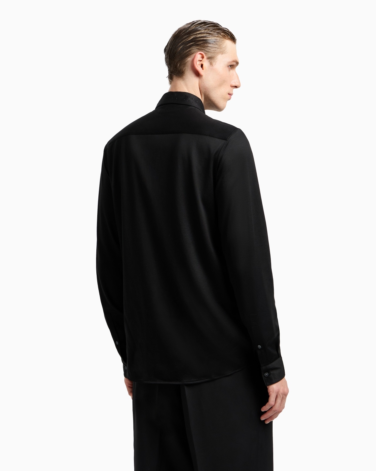 CLUBWEAR SLIM-FIT SHIRT IN A LYOCELL BLEND WITH RHINESTONES - 3