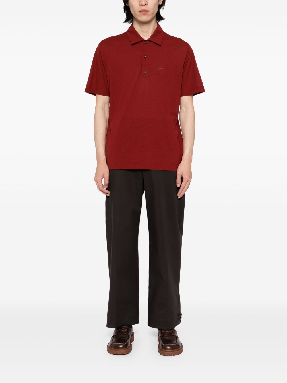 cotton polo shirt - 2