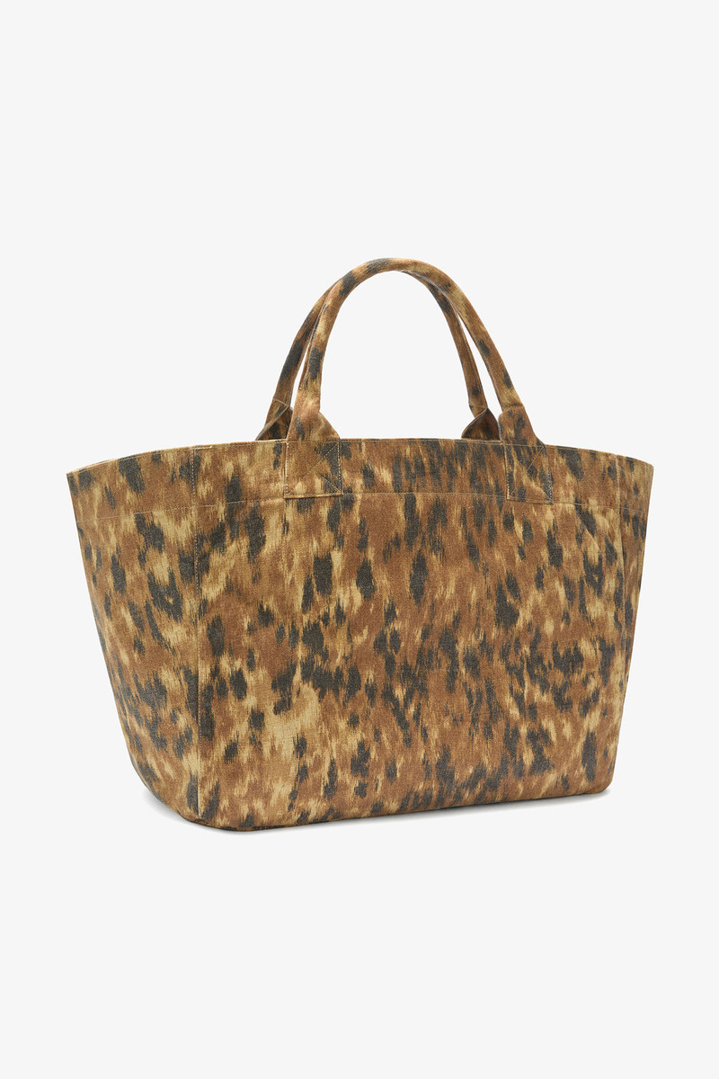 GANNI TOTE XXL IN IKAT ANIMAL outlook